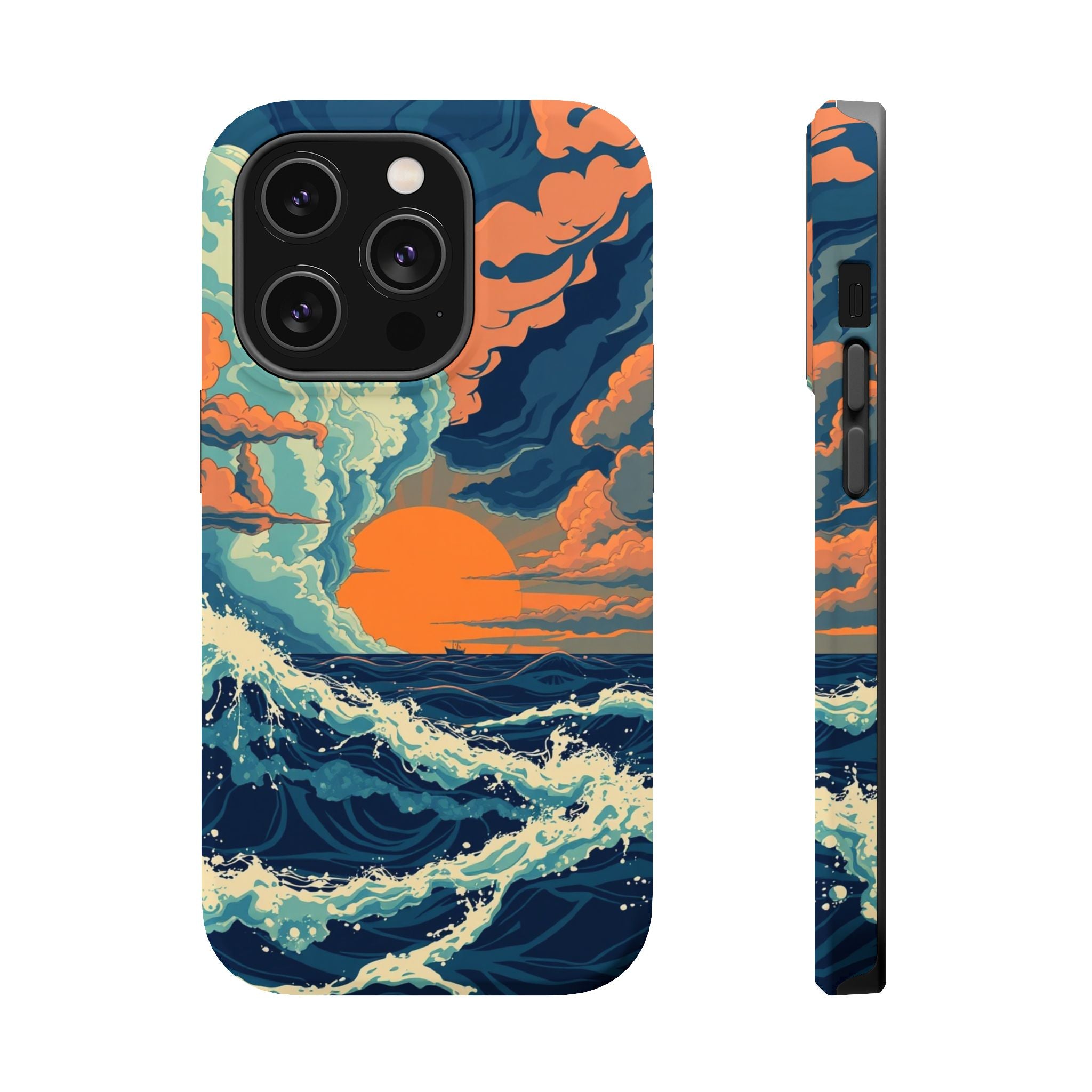 iPhone Storm at Sea Enchanted Art 16 Slim Everyday Designer Case · iPhone Case