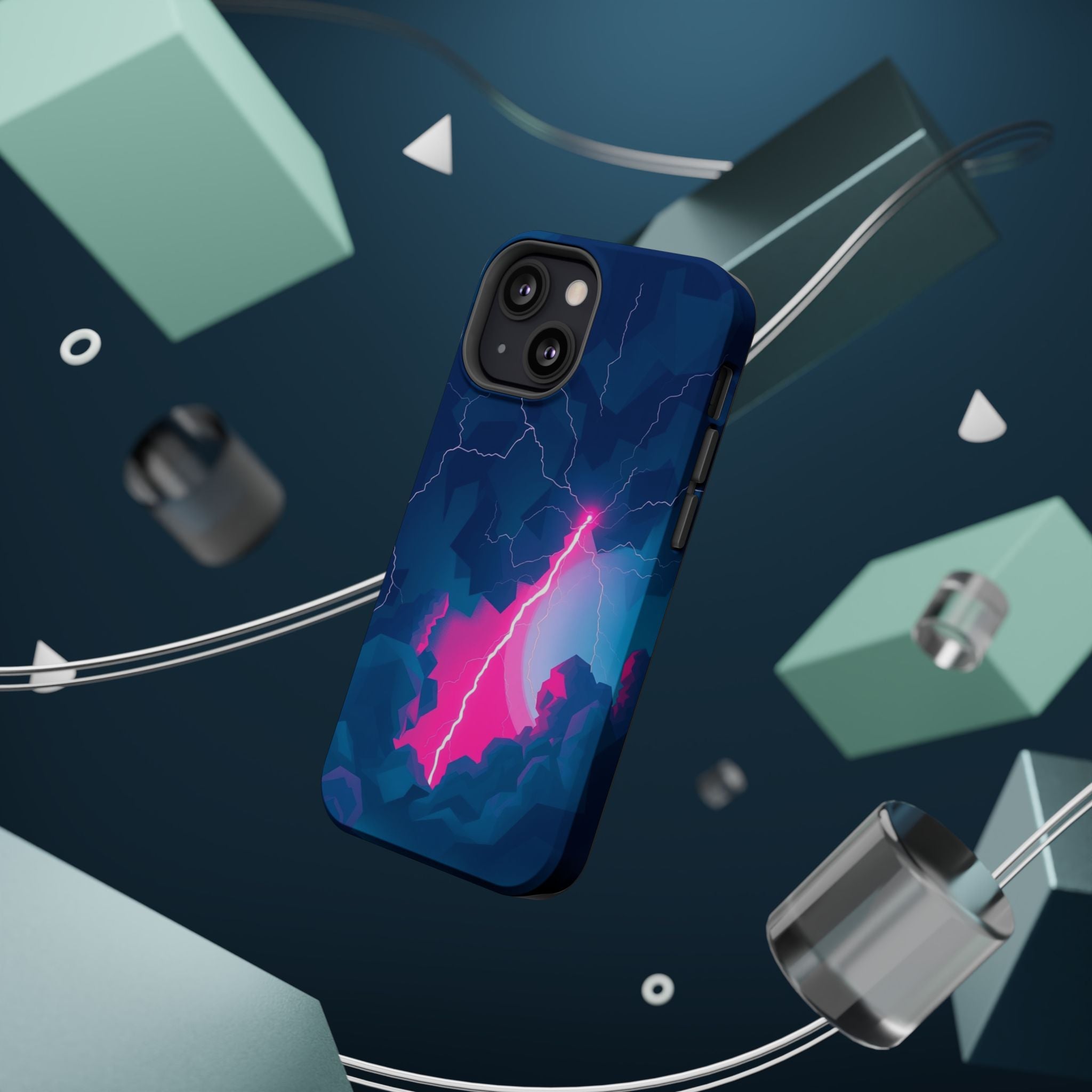 iPhone Thunderstorm Sky Abstract Geometric Slim iPhone Everyday · iPhone Case