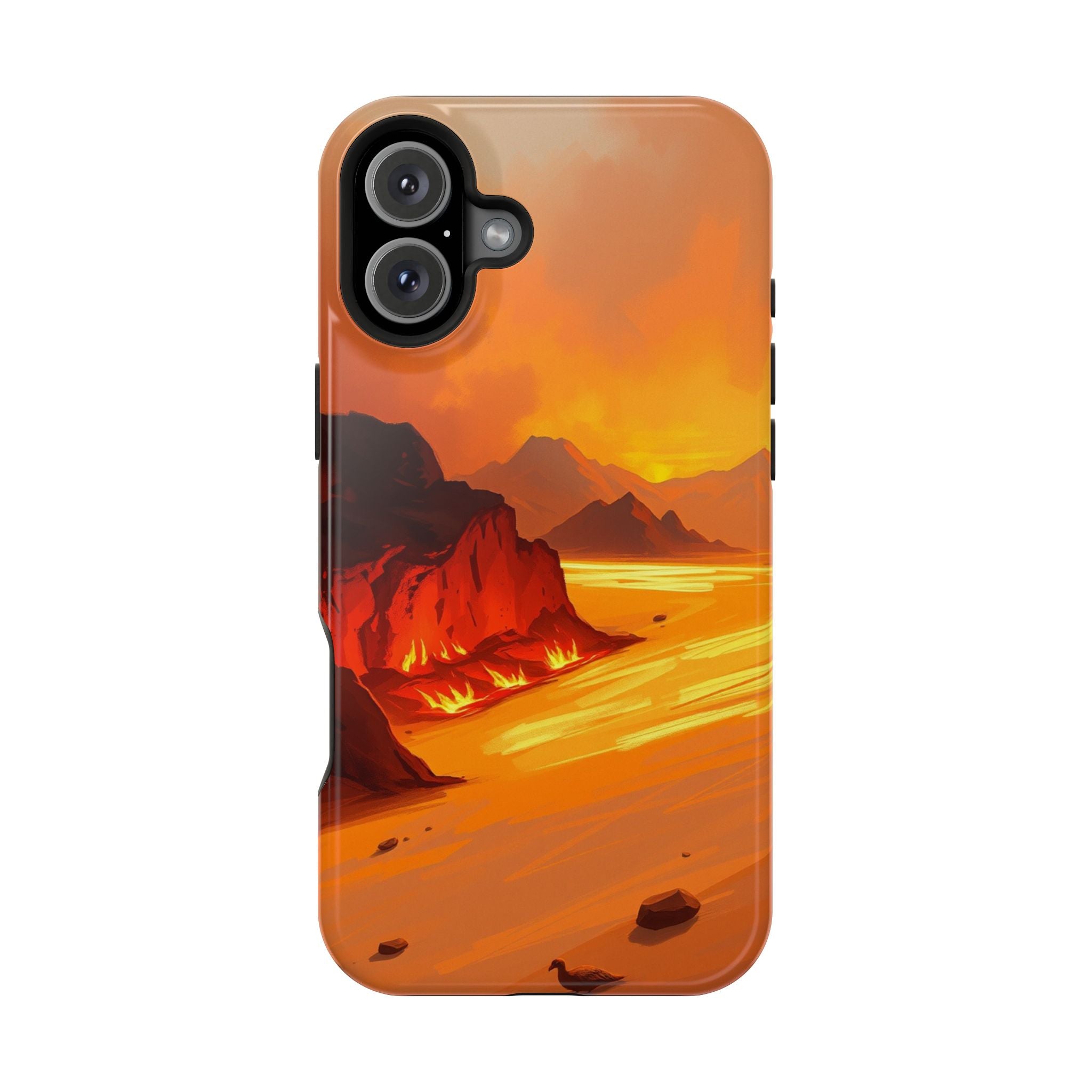 iPhone Burnt Orange And Sand Wildfire Glow Slim iPhone Everyday · iPhone Case