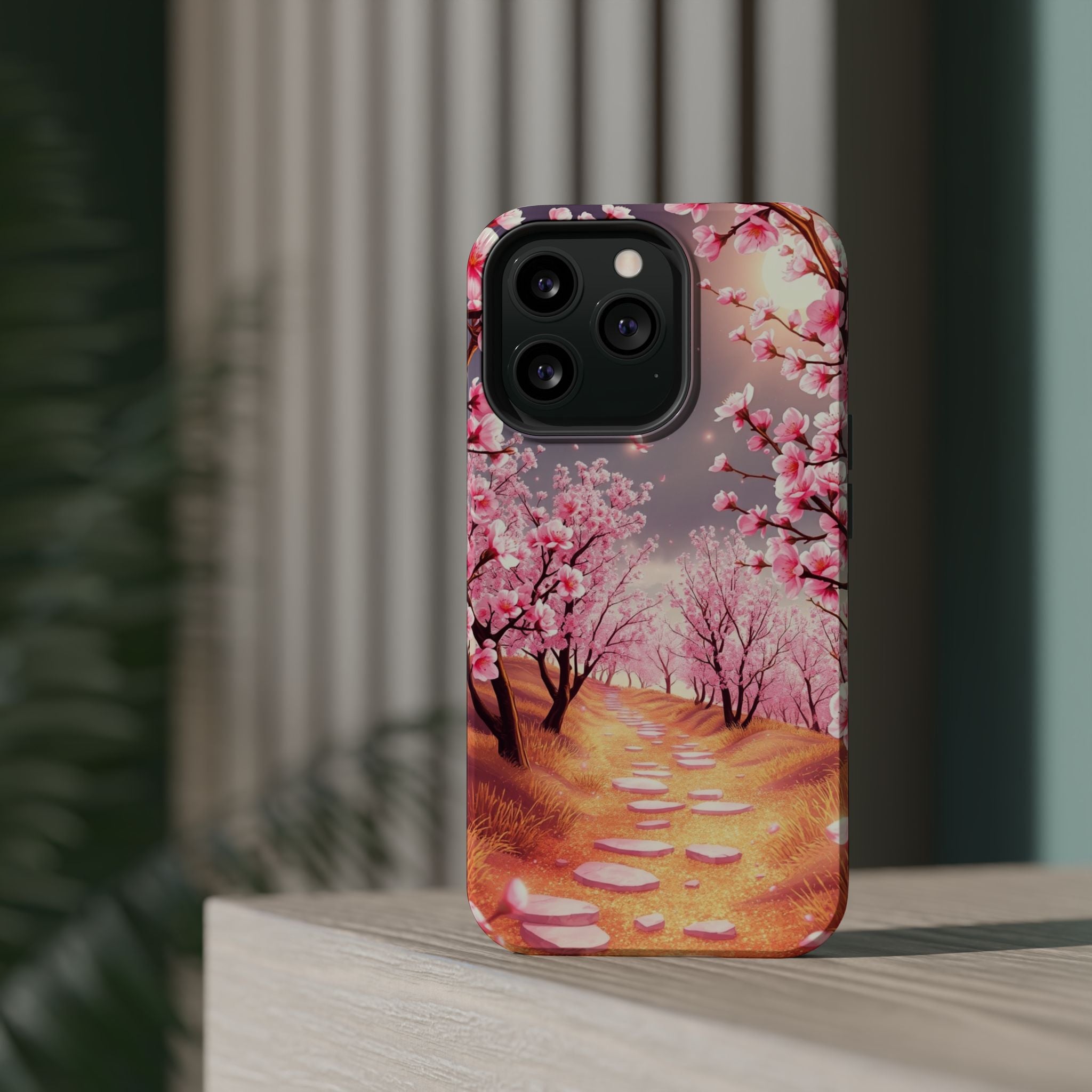iPhone Dreamy Blossom Trail Design 14 Slim Everyday Designer Case · iPhone Case