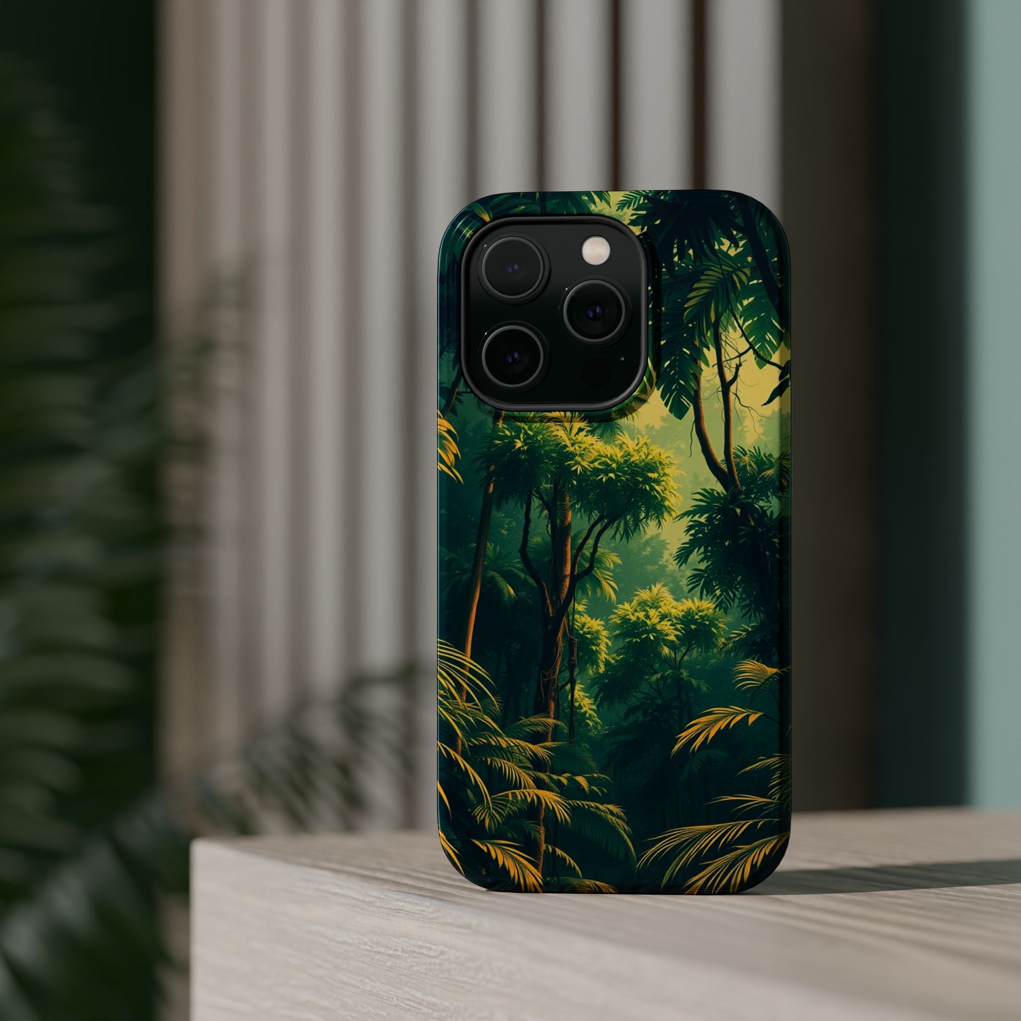 iPhone Rainforest Canopy Vintage Retro Poster Slim iPhone Everyday · iPhone Case
