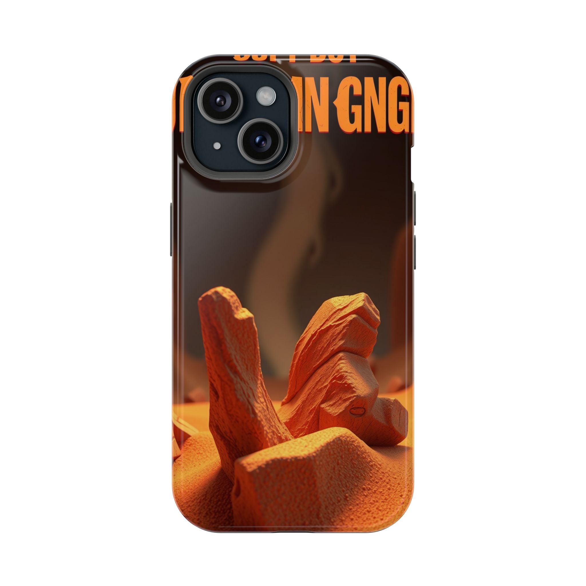 iPhone Earthy Soft but Unhinged Design Slim Everyday Designer Case · iPhone Case