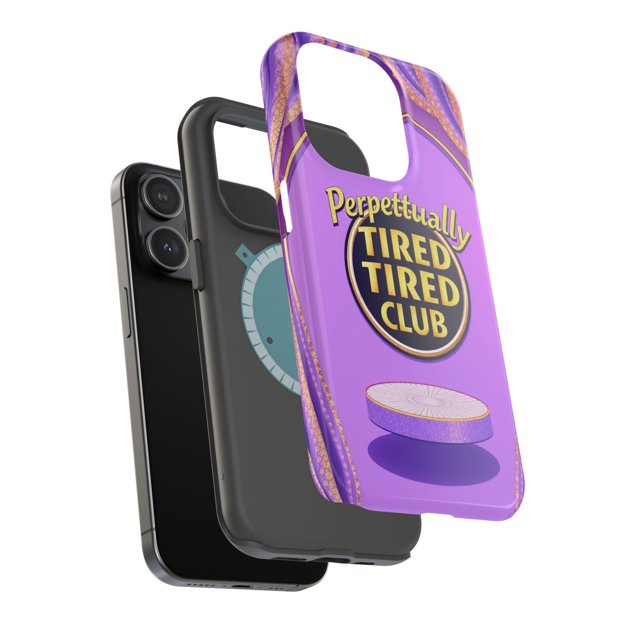 iPhone Perpetually Tired Club Bold Art Slim Everyday Designer Case · iPhone Case