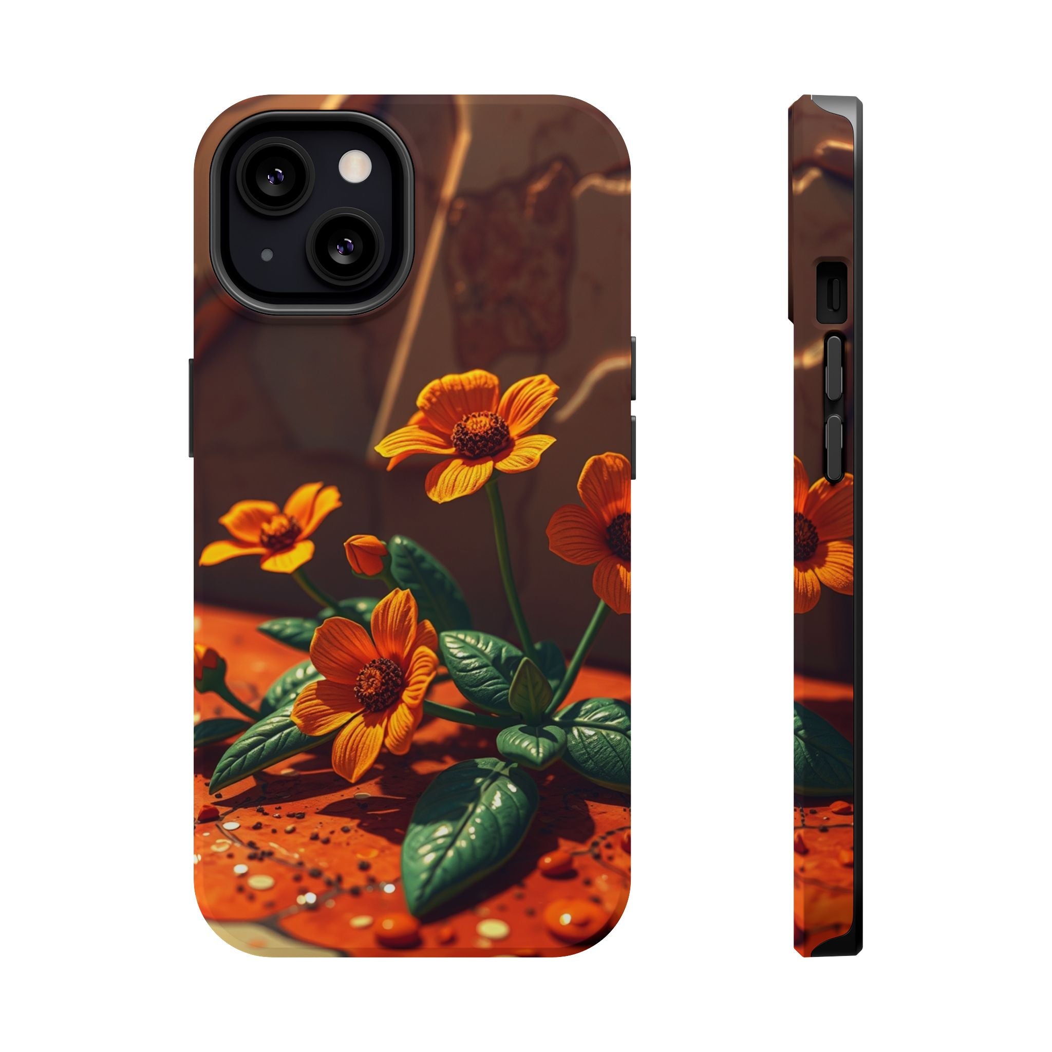 iPhone Floral Terrazzo Bold Art Slim Everyday Designer Case · iPhone Case