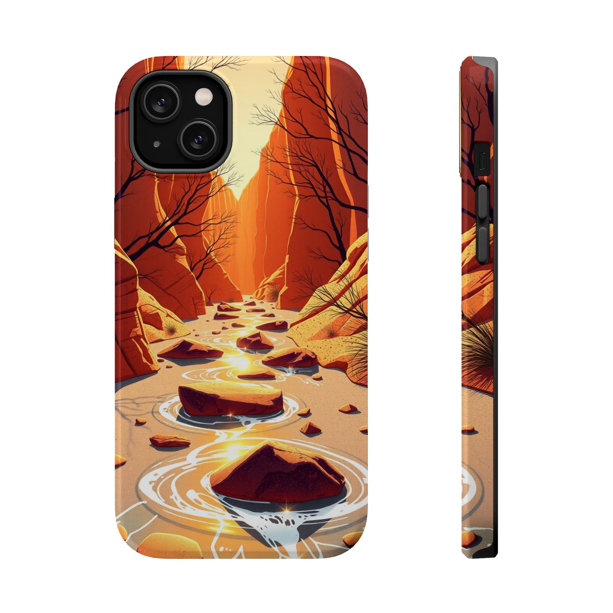 iPhone Vibrant Spring Creek Design 20 Slim Everyday Designer Case · iPhone Case