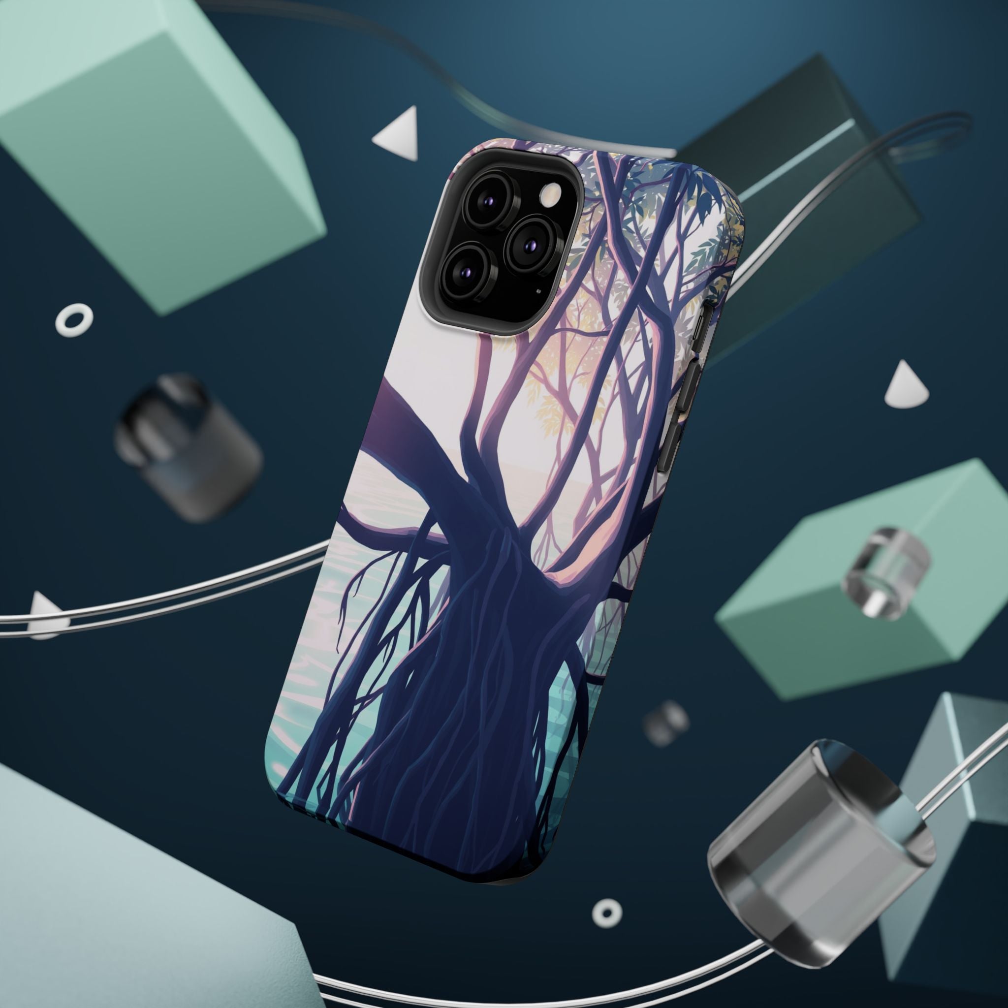iPhone Mangrove Roots Holographic Iridescent Slim iPhone Everyday · iPhone Case