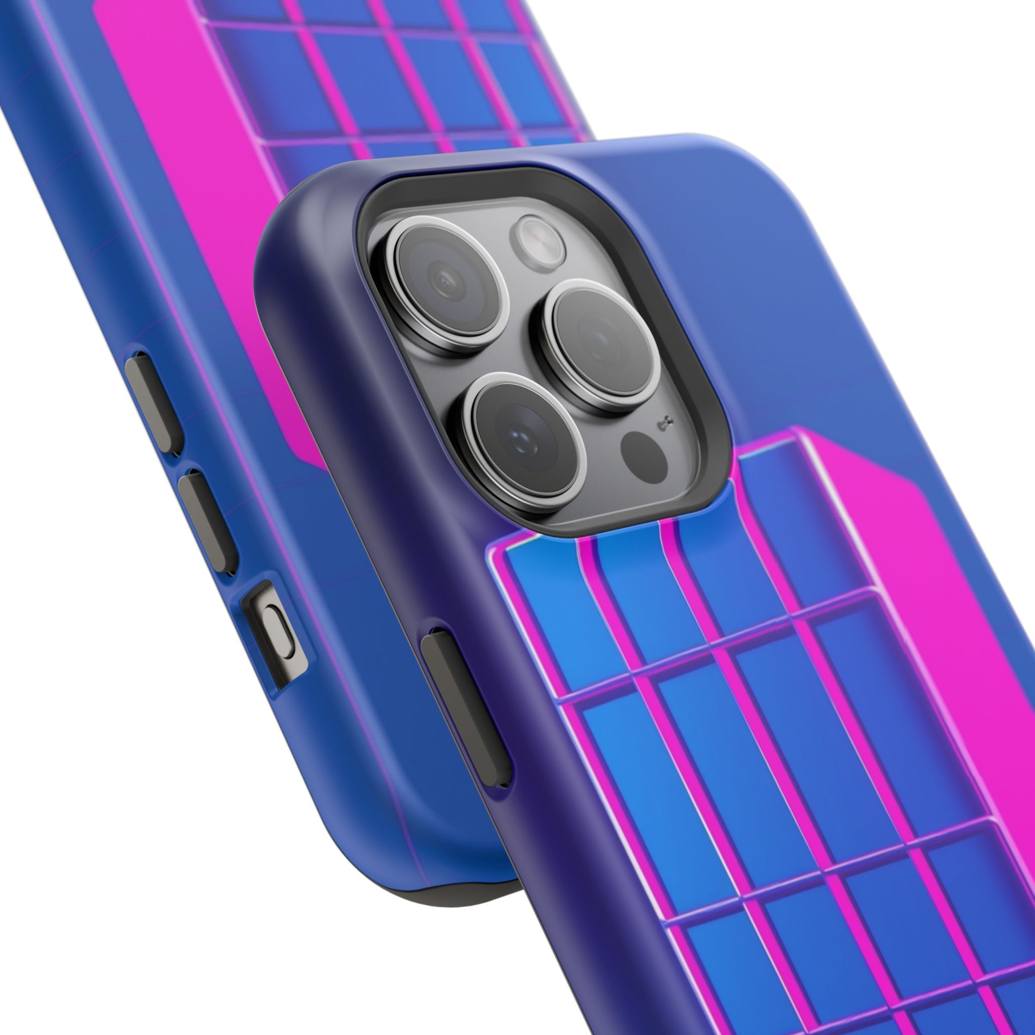 iPhone Earthy 80s Grid Synthwave Design Slim Everyday Designer Case · iPhone Cas