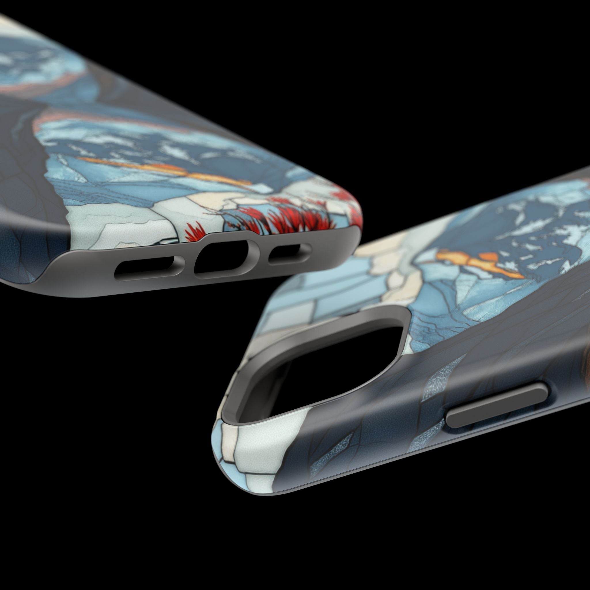 iPhone Serene Fjord Reflection Design Slim Everyday Designer Case · iPhone Case