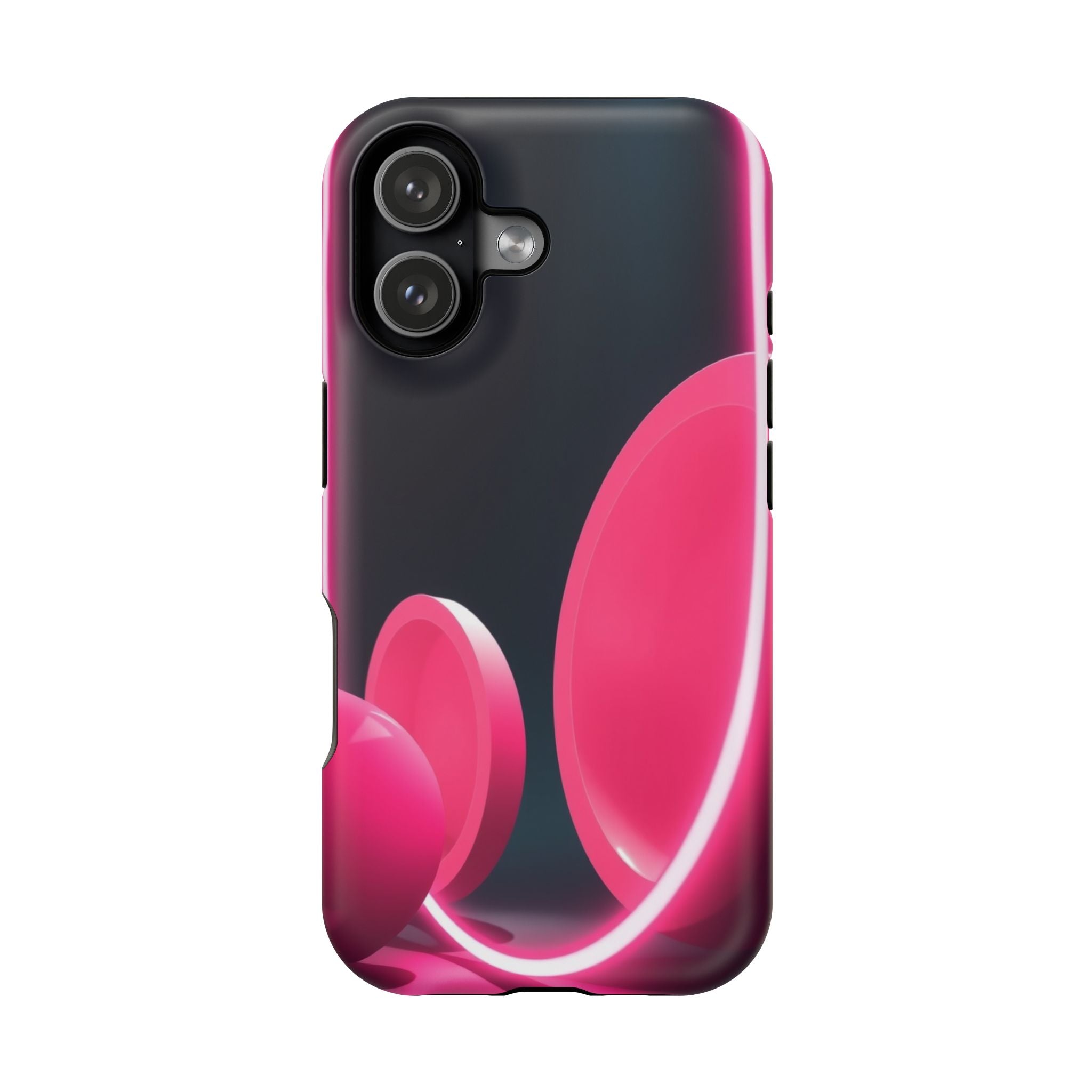 iPhone 1960s Mod Circles Neon Cyberpunk Slim Everyday Designer Case · iPhone Cas