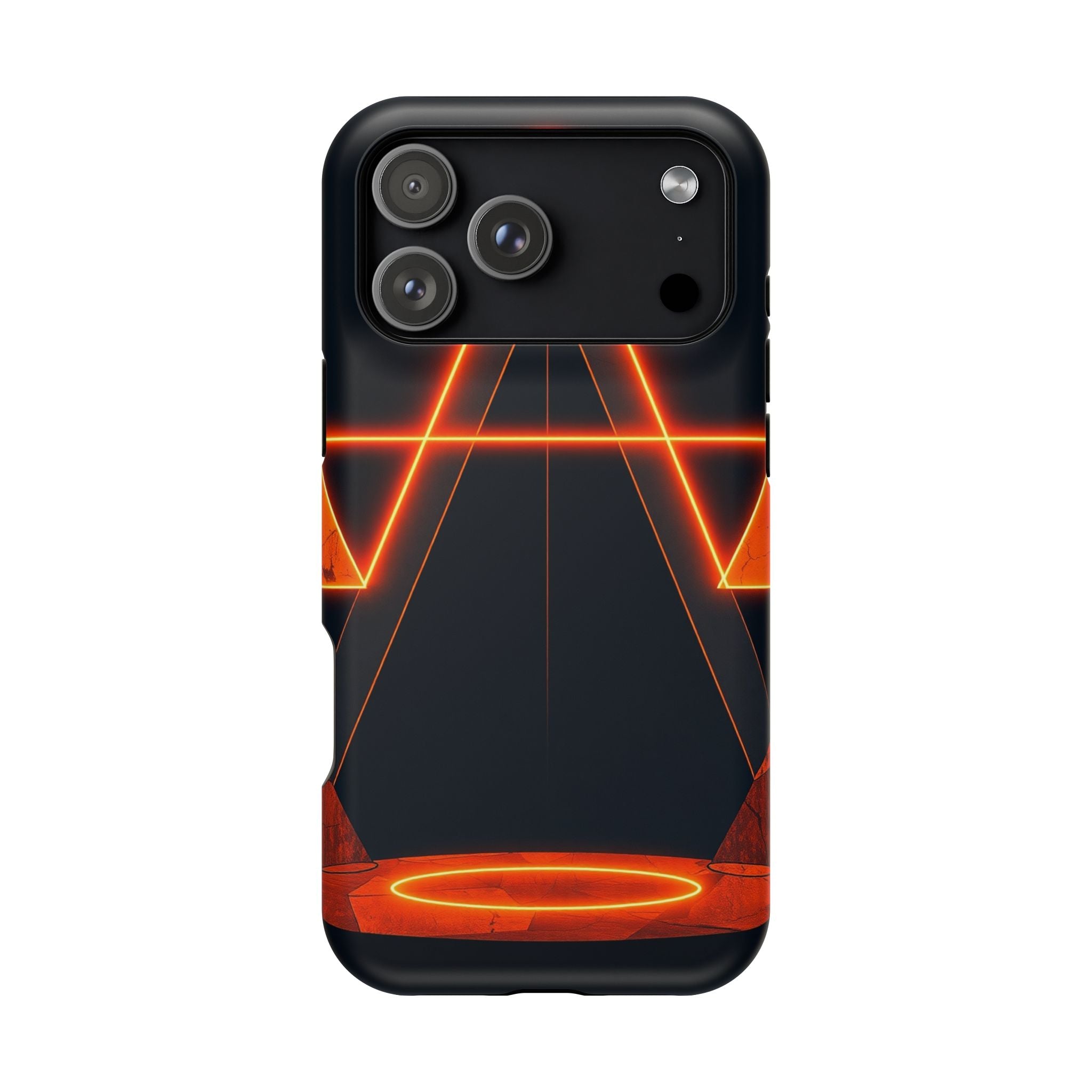 iPhone Vibrant Neon Geometry Design Slim Everyday Designer Case · iPhone Case