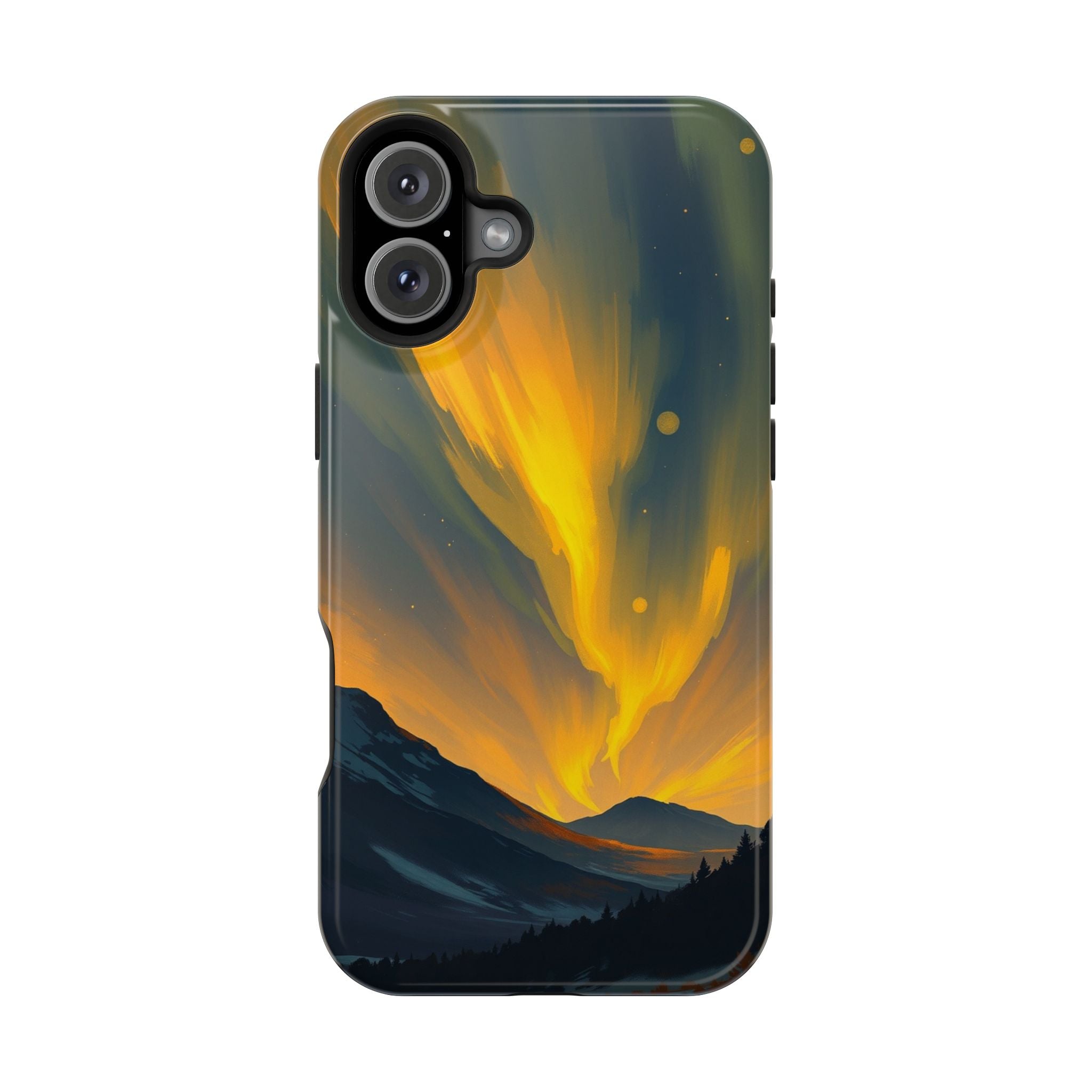 iPhone Serene Northern Lights Design Slim Everyday Designer Case · iPhone Case