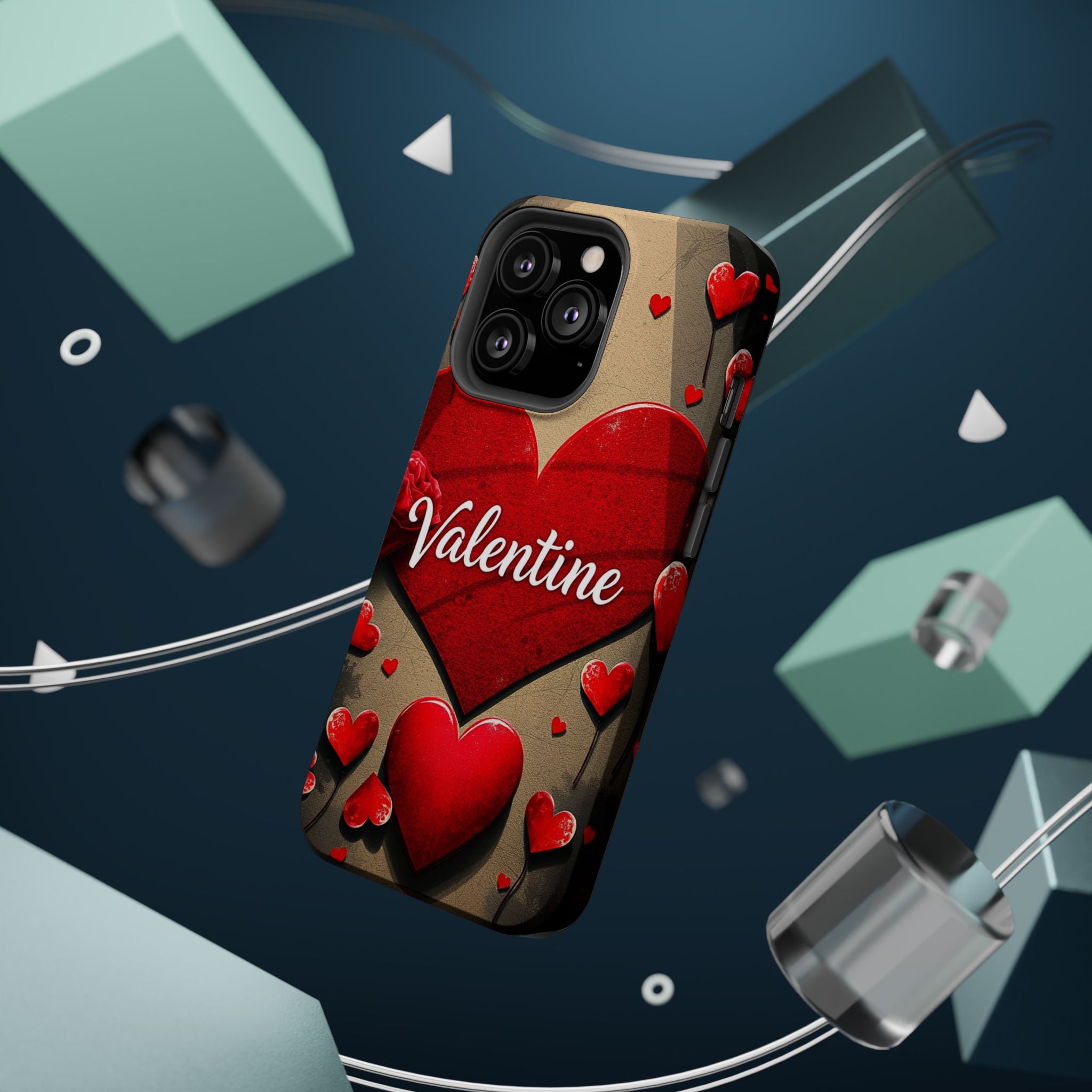 iPhone Serene Vintage Valentine Card Design Slim Everyday Designer Case · iPhone