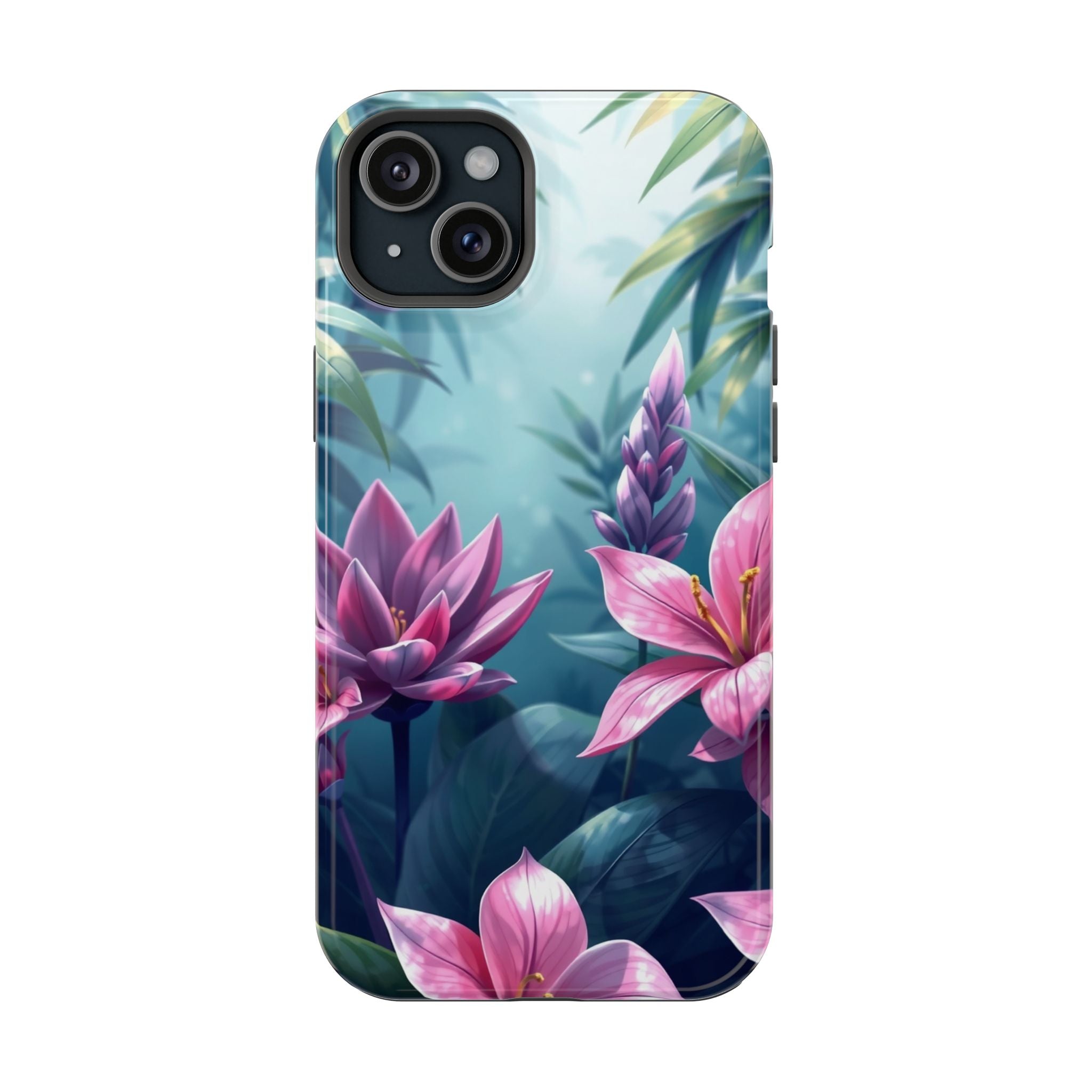 iPhone Indigo And Violet Jungle Floral Slim Everyday Designer Case · iPhone Case