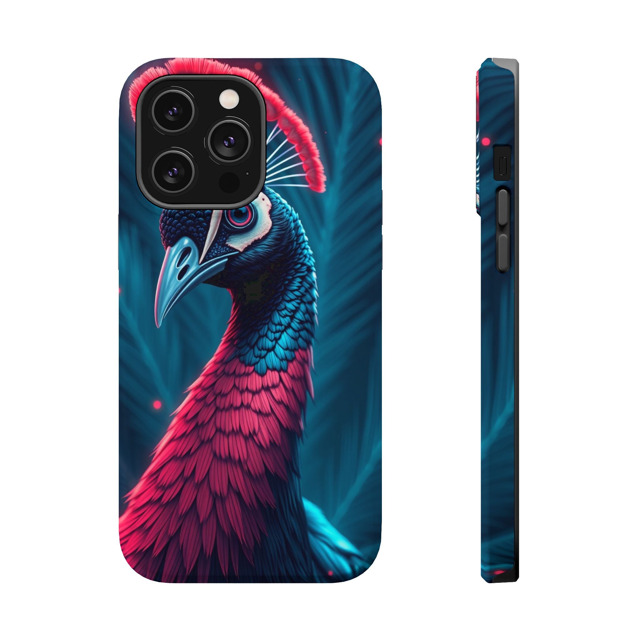 iPhone Nouveau Peacock Electric Art Slim Everyday Designer Case · iPhone Case