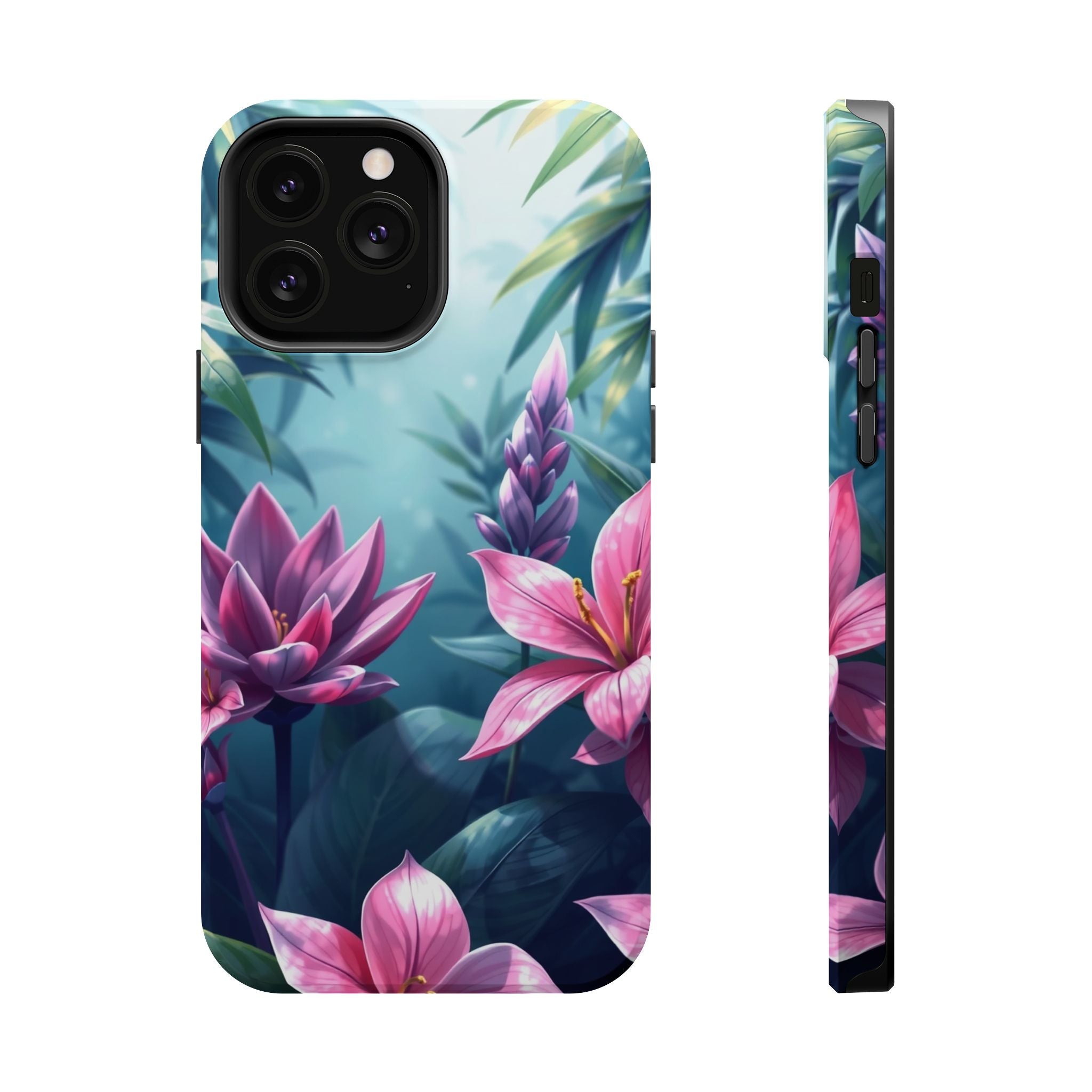 iPhone Indigo And Violet Jungle Floral Slim Everyday Designer Case · iPhone Case