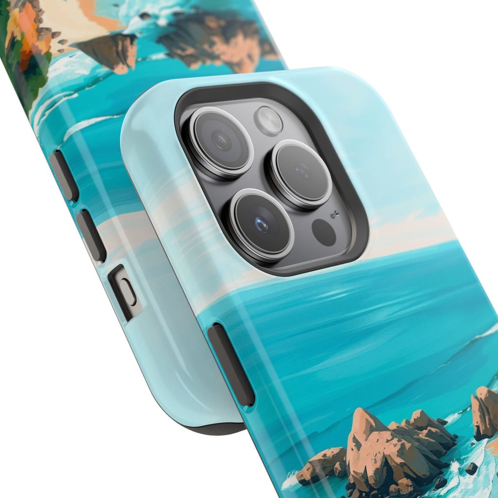 iPhone Pebble Beach Cinematic Art Bold Modern Everyday Snap Case · iPhone Case
