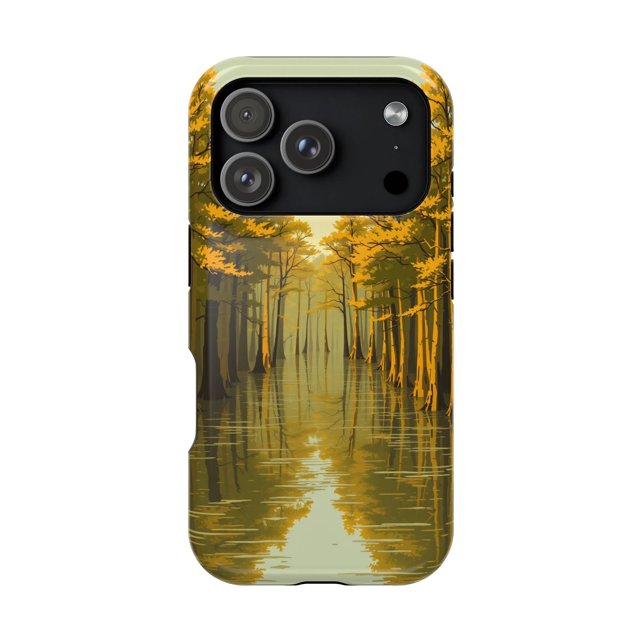iPhone Cypress Swamp Enchanted Art Bold Modern Everyday Snap Case · iPhone Case