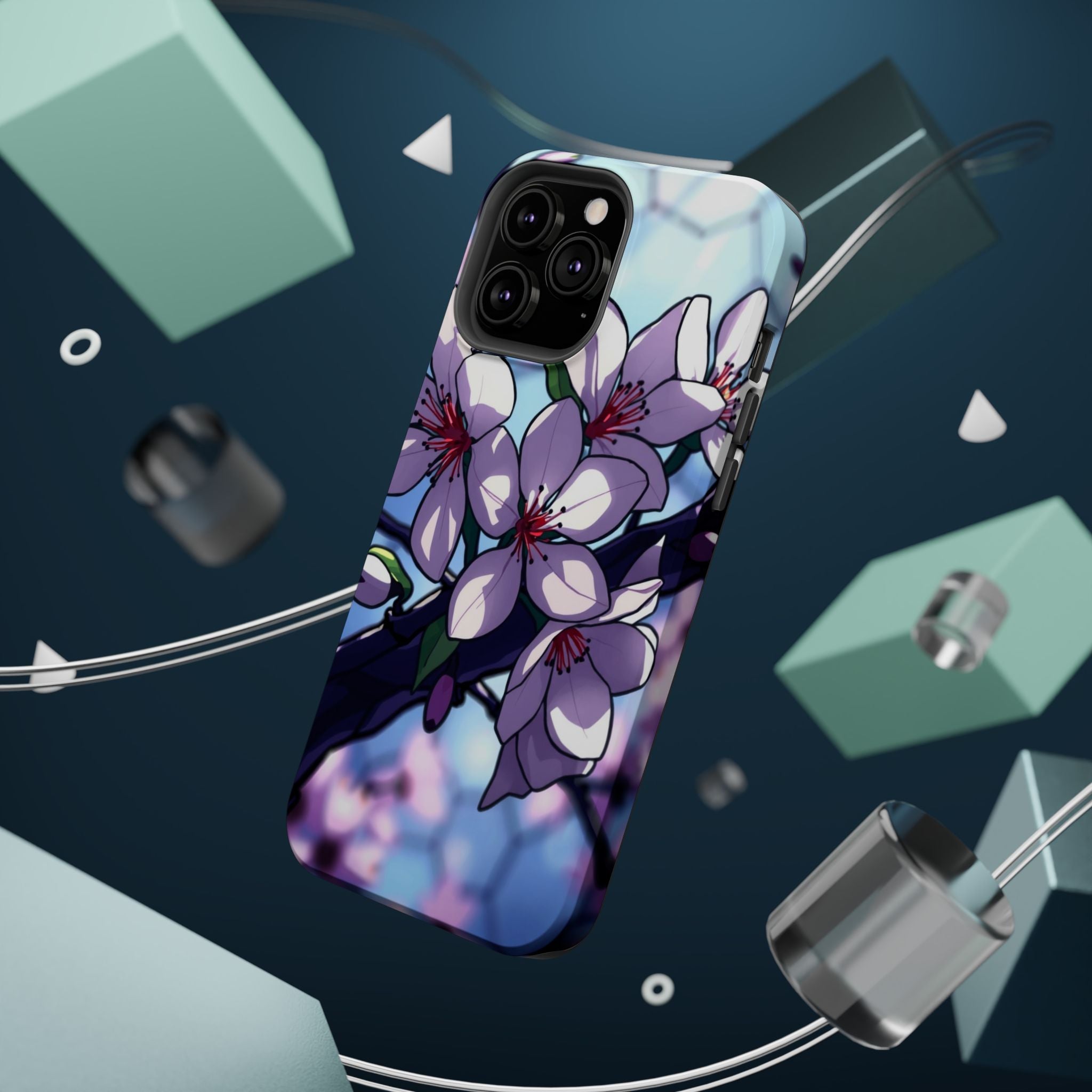iPhone Dreamy Cherry Blossom Design Slim Everyday Designer Case · iPhone Case