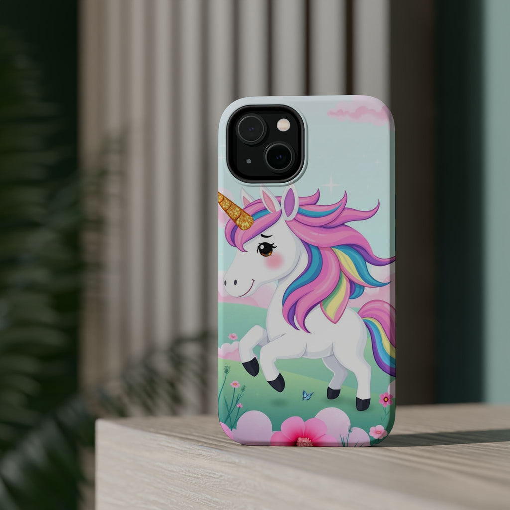 iPhone Rainbow Unicorn Kids Fun Soft iPhone Phone Case Gift Finish · iPhone Case