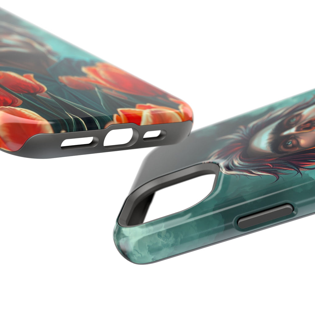 iPhone Tulip Row Electric Art Slim Everyday Designer Case · iPhone Case