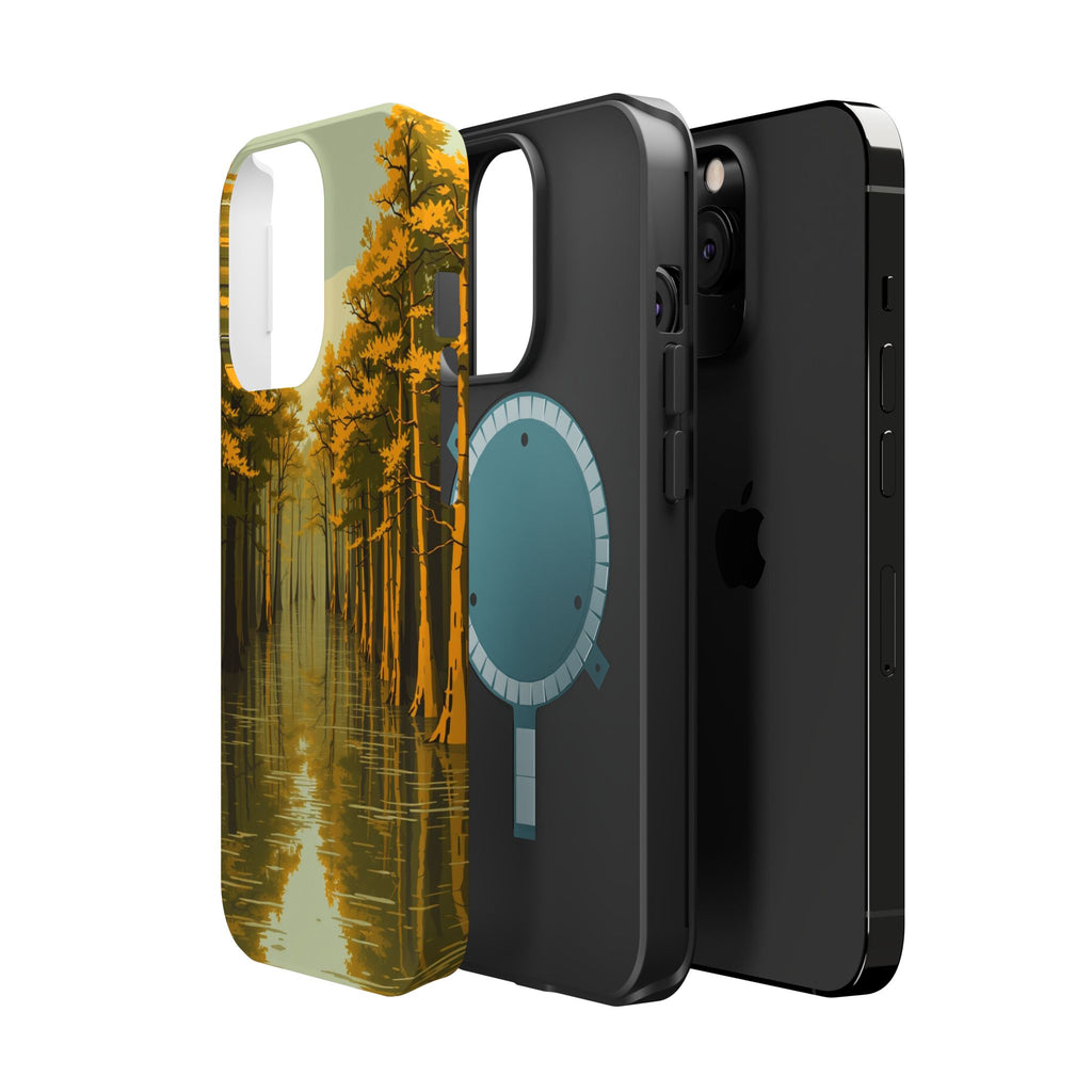 iPhone Cypress Swamp Enchanted Art Bold Modern Everyday Snap Case · iPhone Case