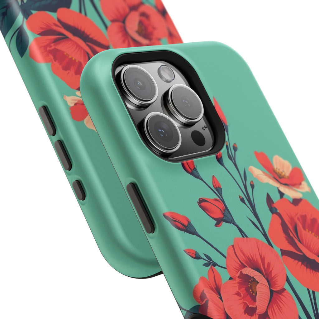 iPhone Pin-up Floral Cinematic Art Bold Modern Everyday Snap Case · iPhone Case