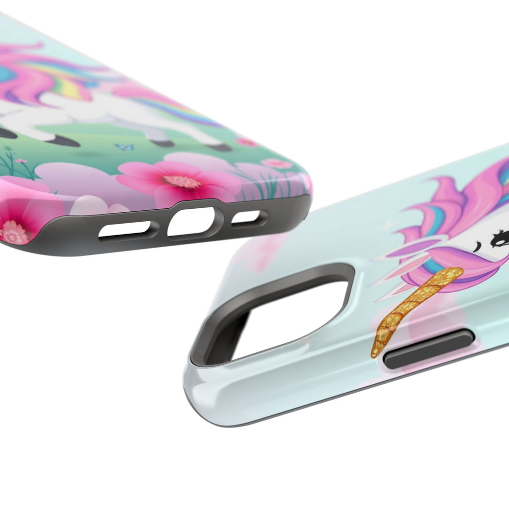 iPhone Rainbow Unicorn Kids Fun Soft iPhone Phone Case Gift Finish · iPhone Case
