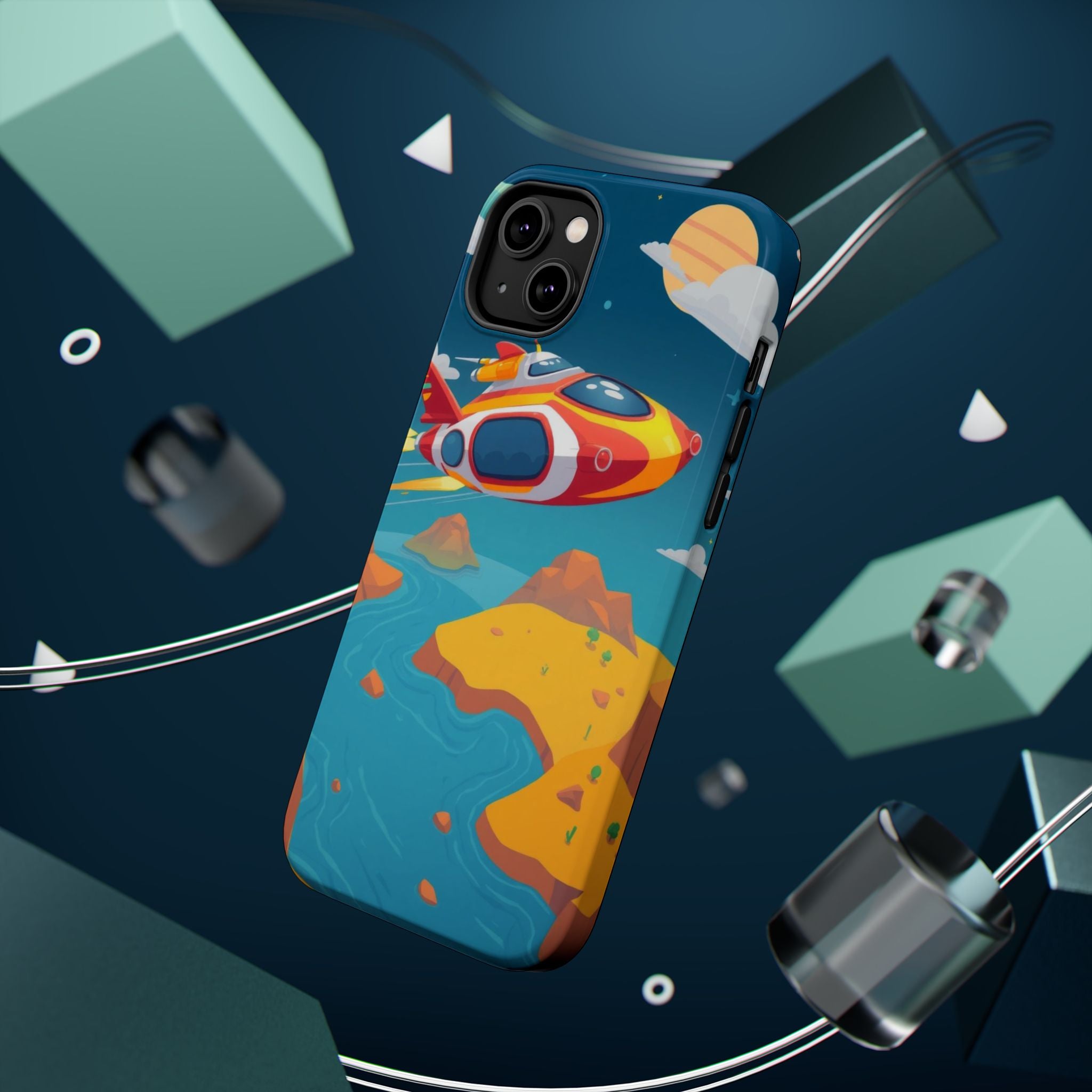 iPhone Hovercraft Glide Kids Fun Clean iPhone Phone Case Gift Minimal · iPhone C