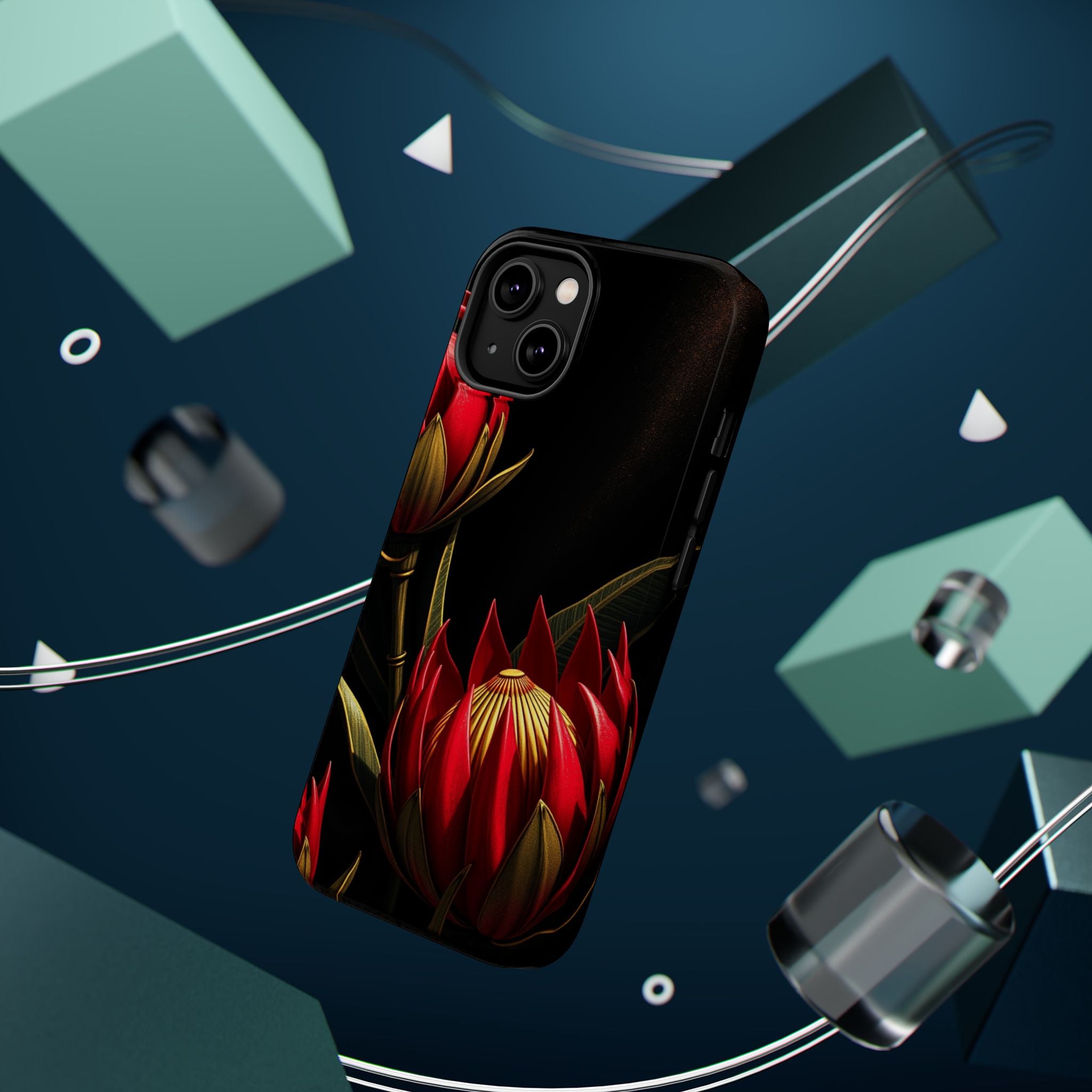 iPhone Protea Bold Gold Foil Luxury Slim Everyday Designer Case · iPhone Case