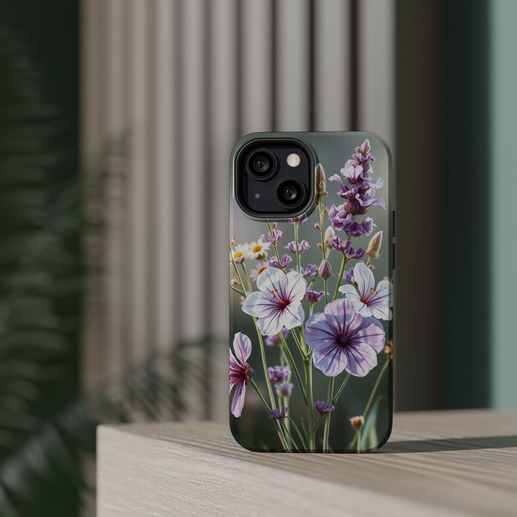iPhone Wildflower Bunch Enchanted Art Slim Everyday Designer Case · iPhone Case