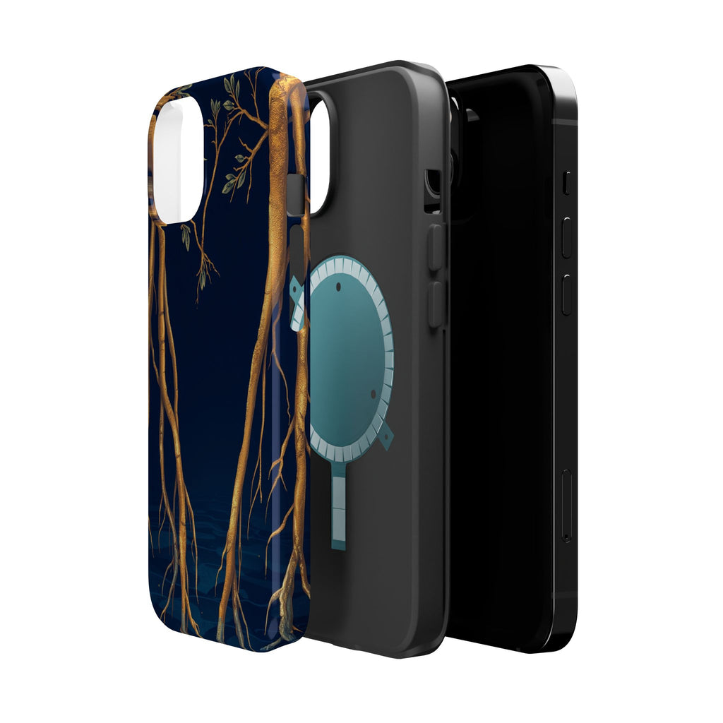iPhone Mangrove Roots Electric Art Bold Modern Everyday Snap Case · iPhone Case