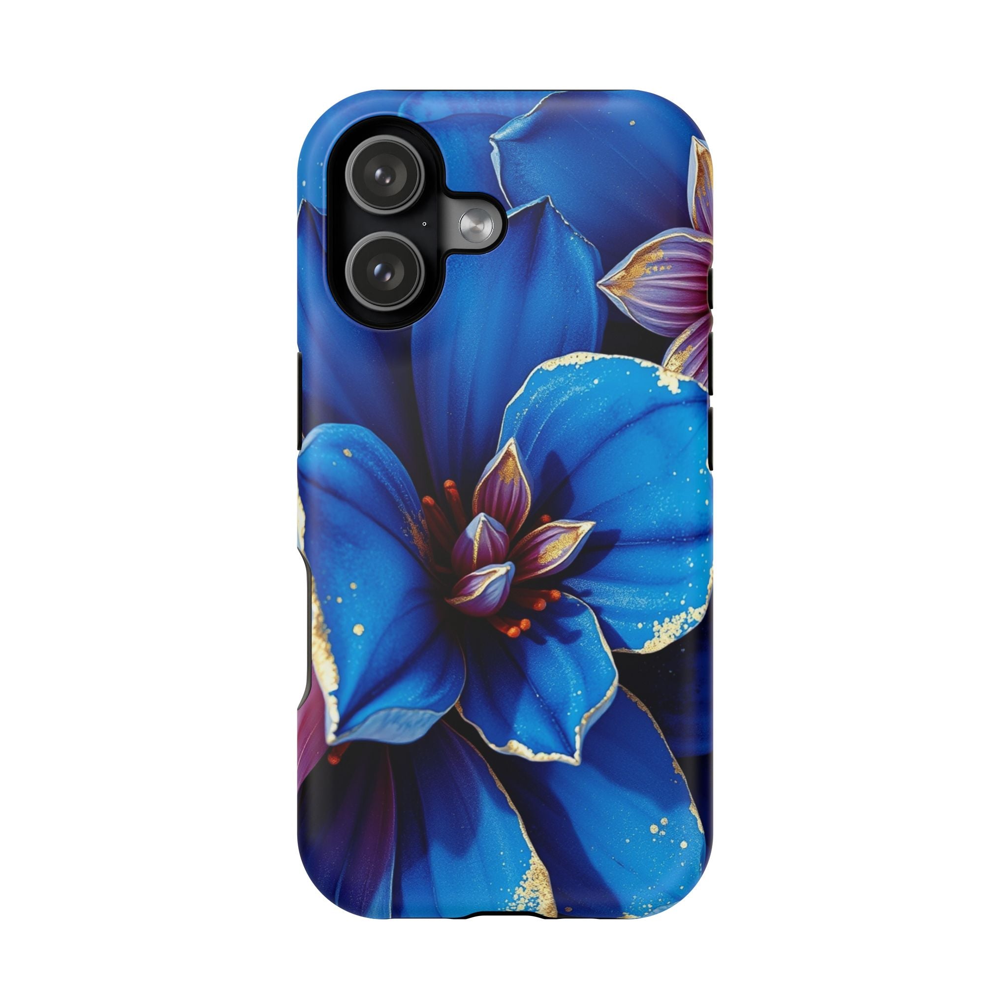 iPhone Floral Gold Foil Serene Design Slim Snap Case Ga · iPhone Case