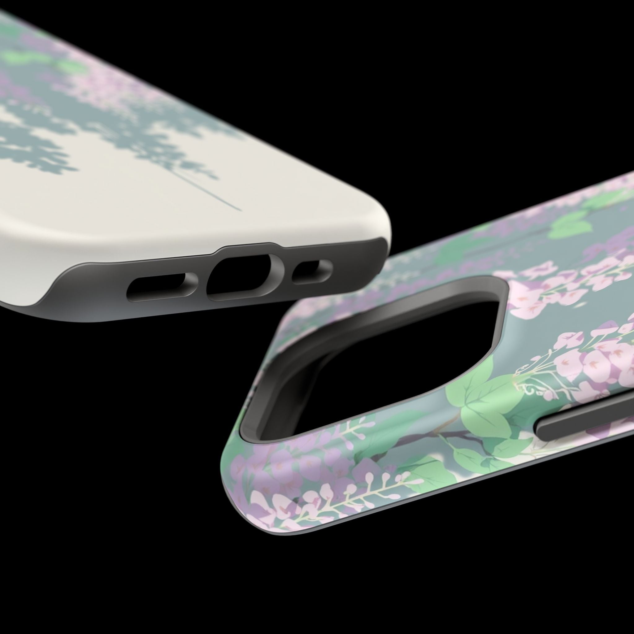 iPhone Dreamy Wisteria Cascade Design Slim Everyday Designer Case · iPhone Case