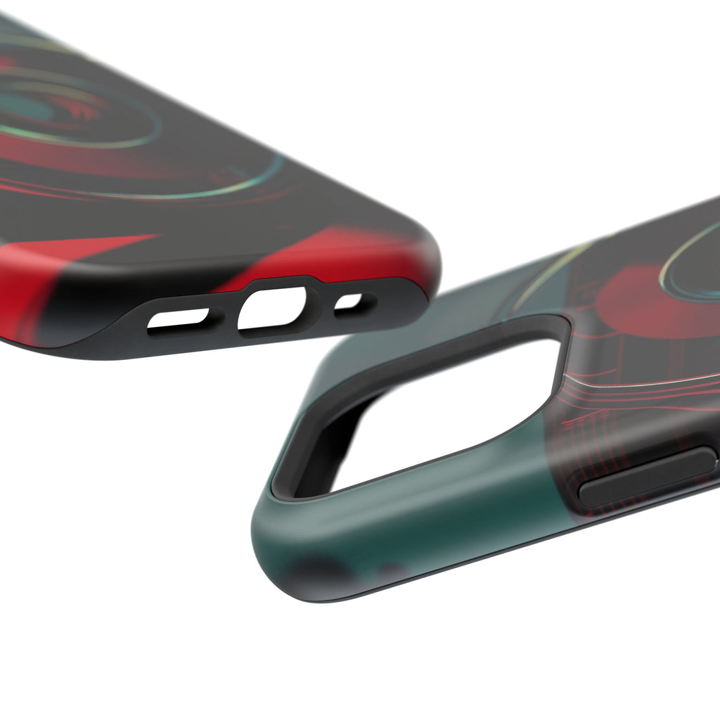 iPhone Vibrant Cassette Tape Rewind Design Slim Everyday Designer Case · iPhone