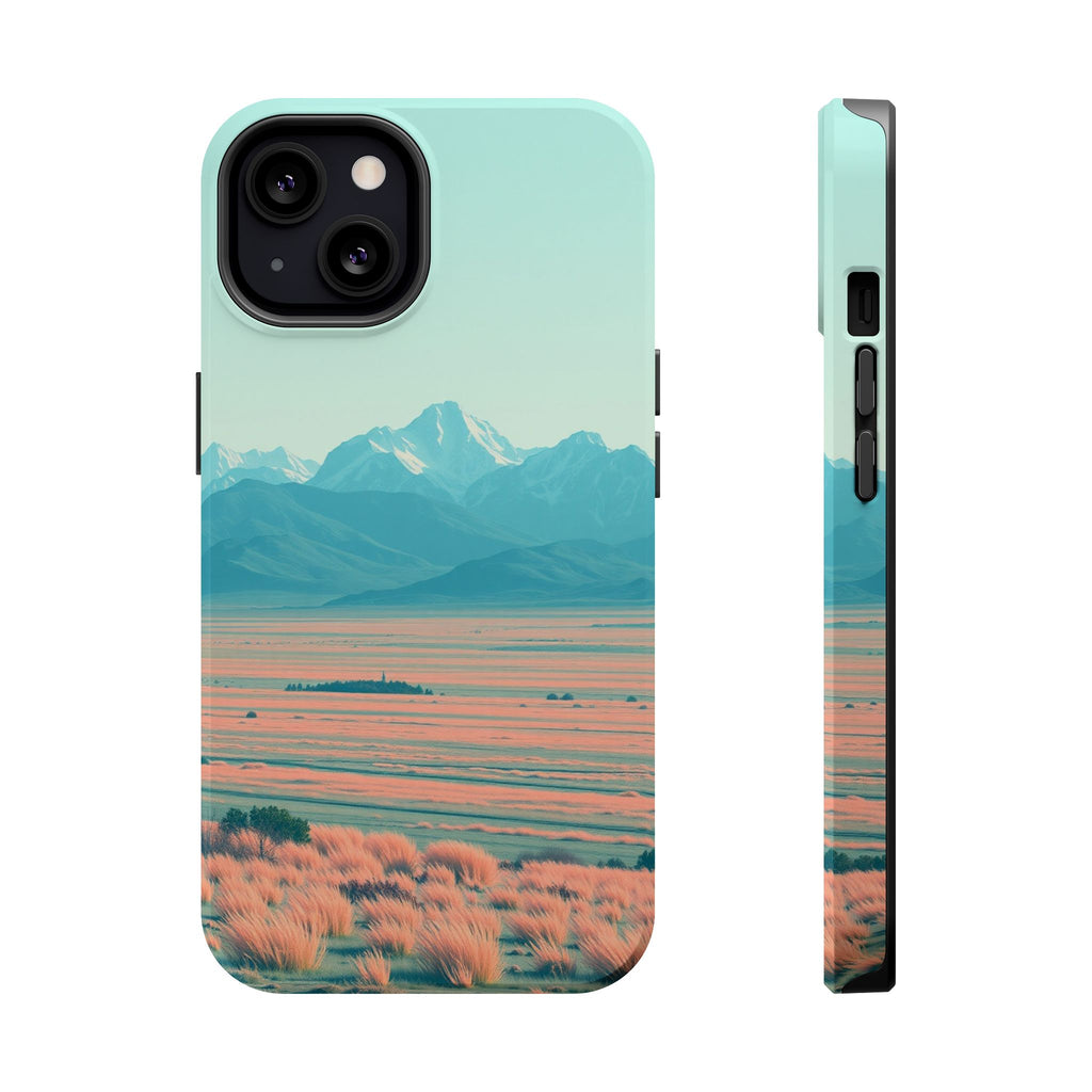 iPhone Tundra Expanse Risograph Print Slim Everyday Designer Case · iPhone Case