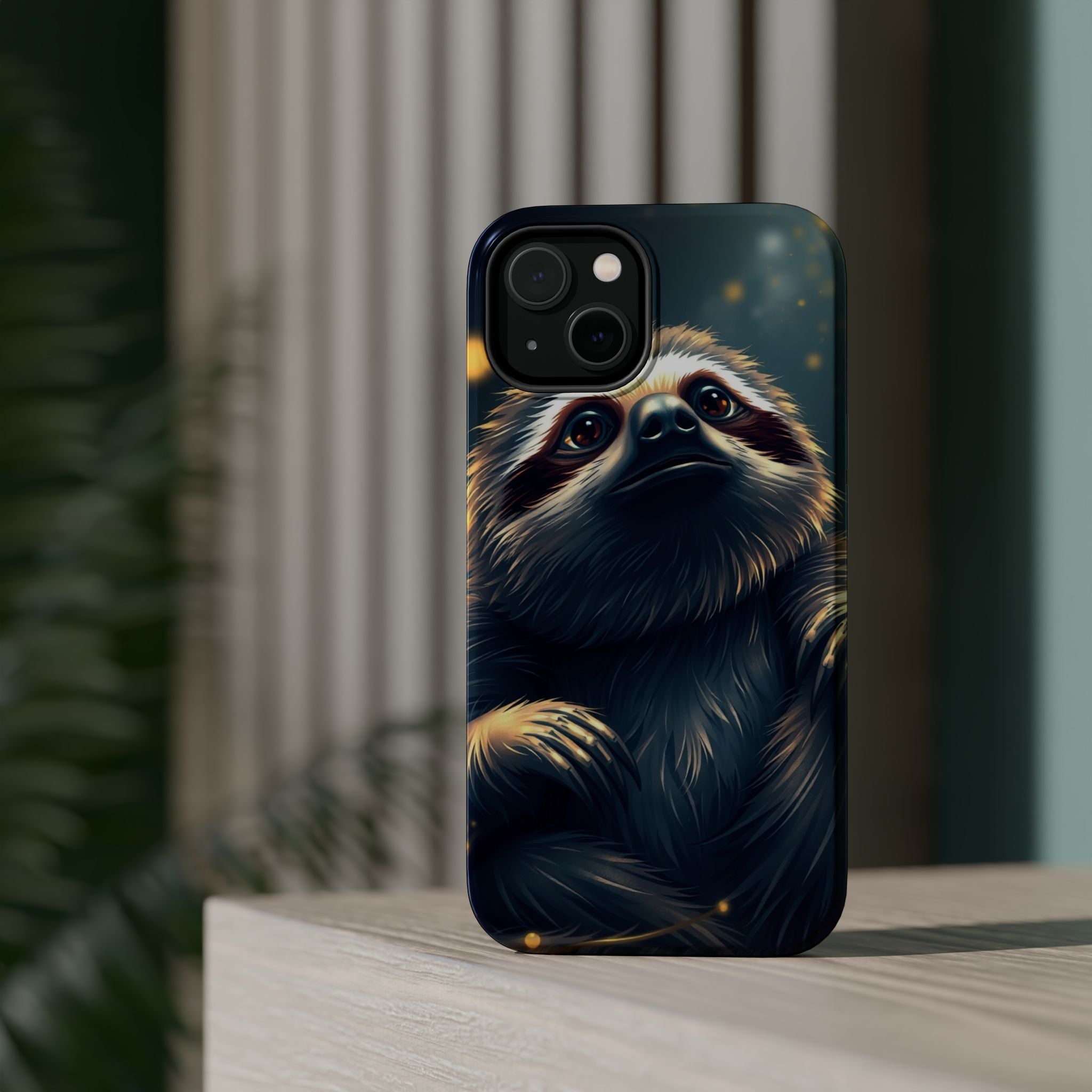 iPhone Vibrant Cozy Sloth Mode Design Slim Everyday Designer Case · iPhone Case