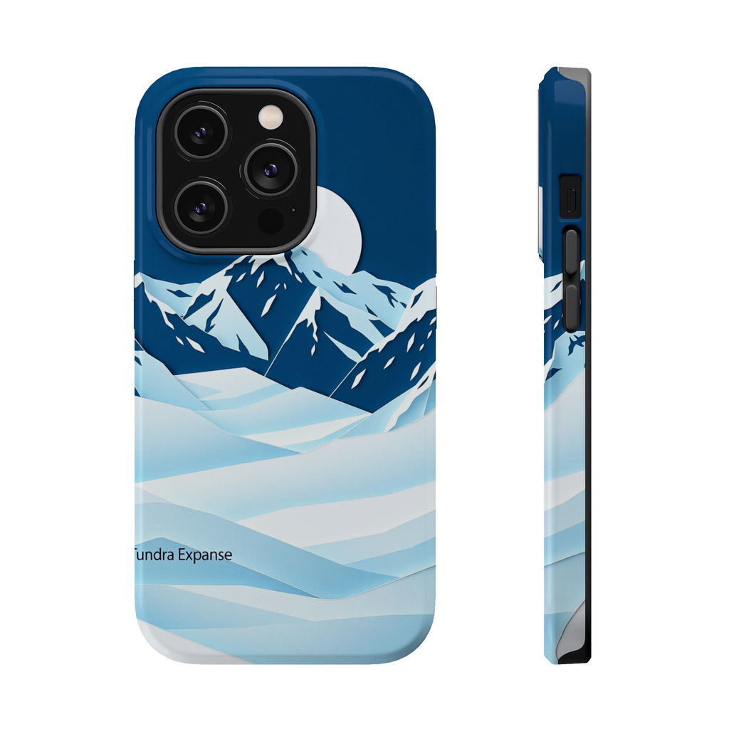 iPhone Midnight Blue And Silver Tundra Expanse Clean iPhone 12 Minimal · iPhone