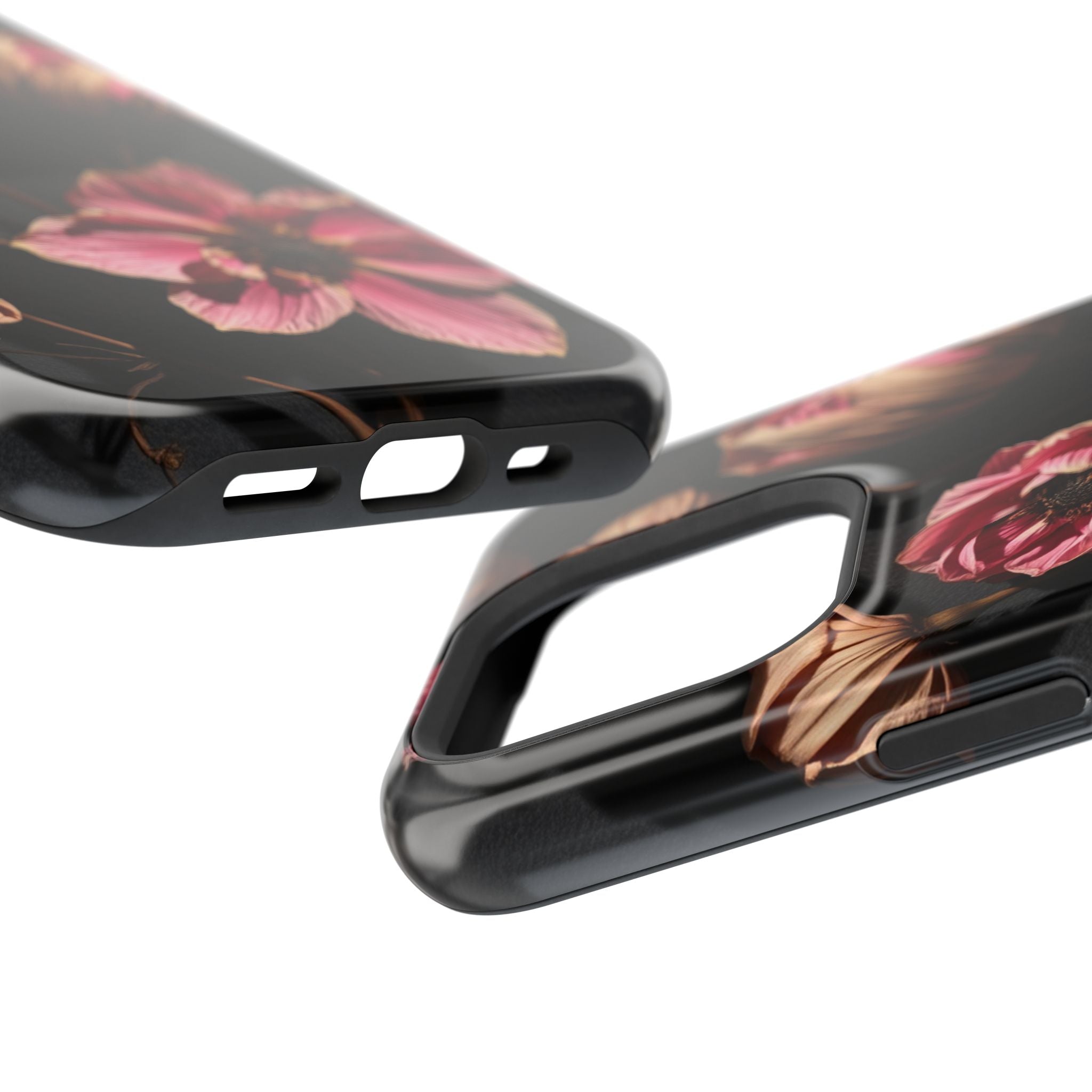 iPhone Dried Flower Flat Lay Electric Art Slim Snap Case · iPhone Case