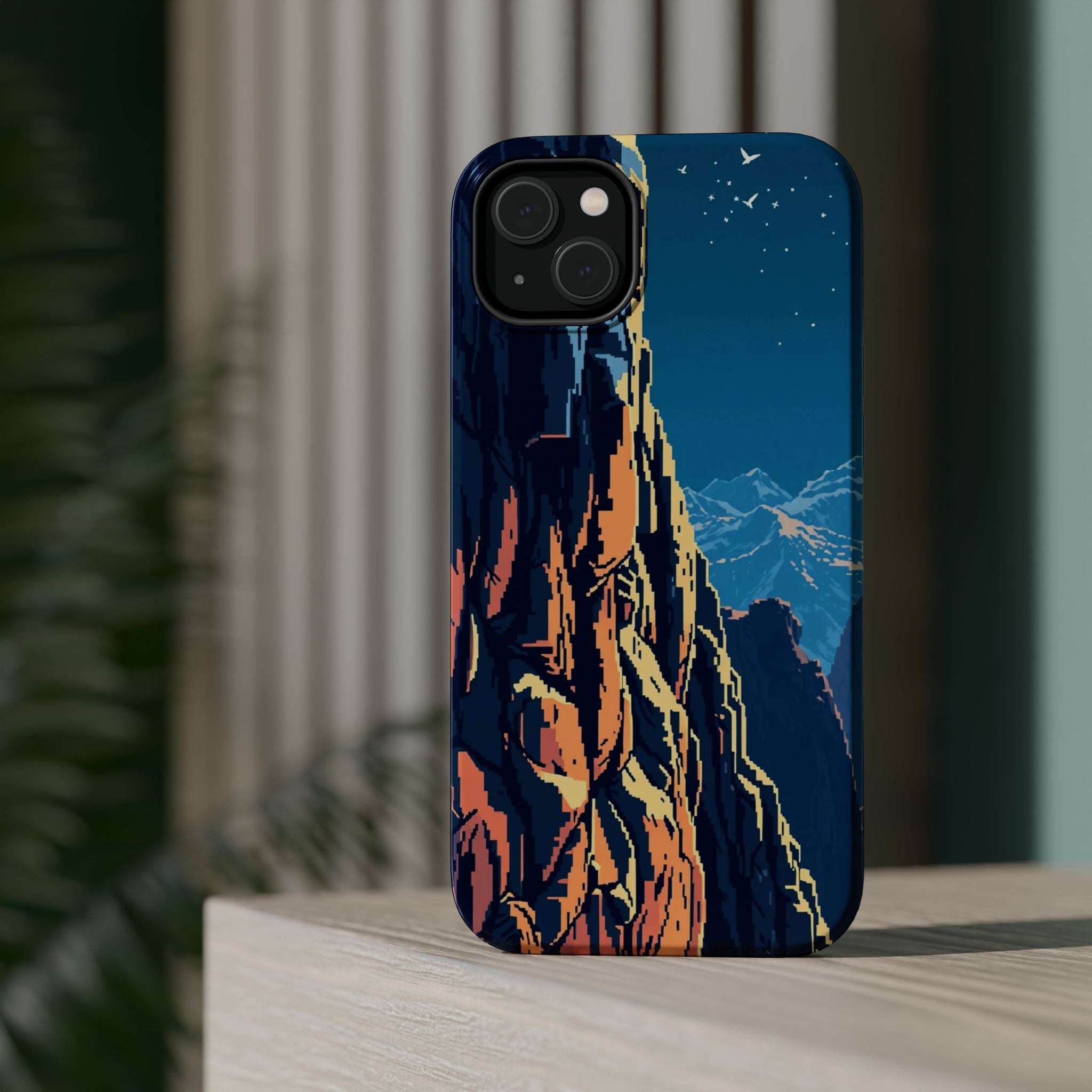 iPhone Midnight Blue And Silver Canyon Wall Slim iPhone Everyday · iPhone Case