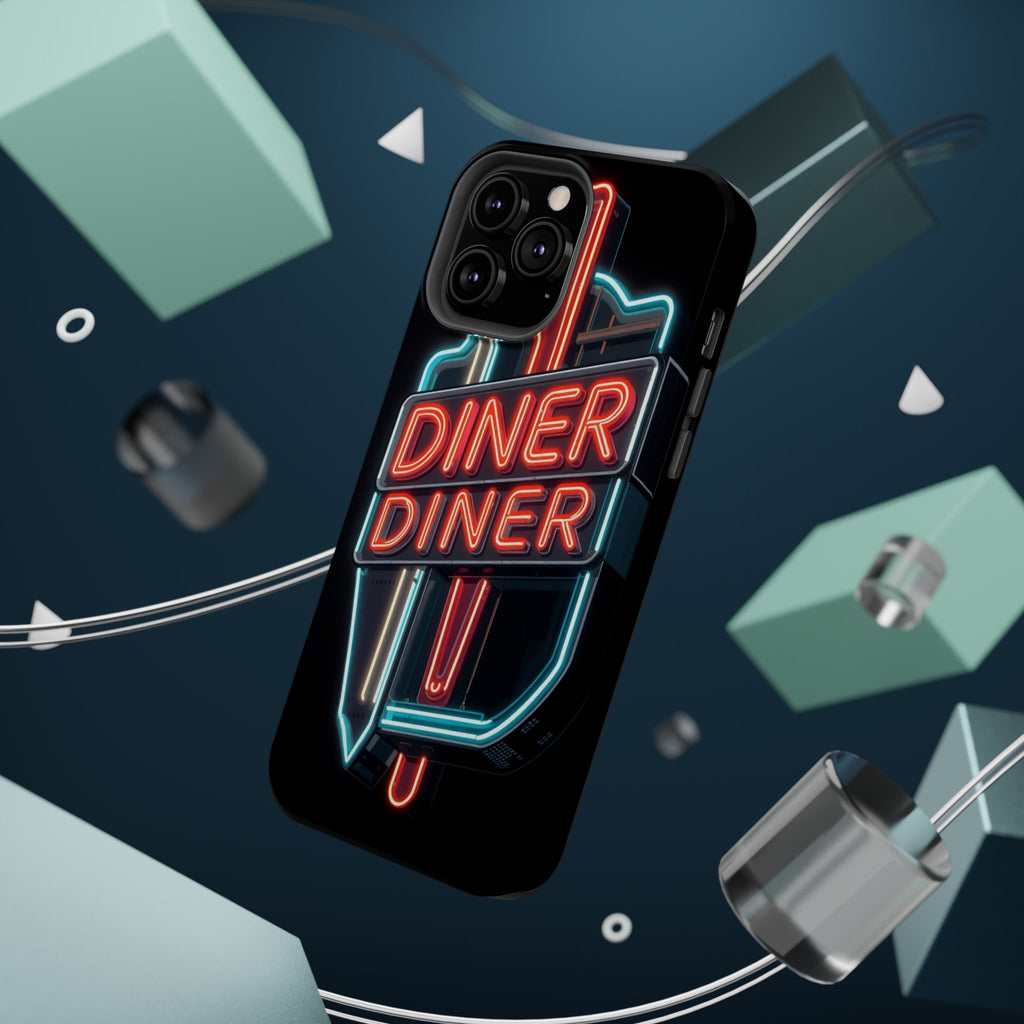 iPhone Neon Diner Sign Electric Art Slim Everyday Designer Case · iPhone Case