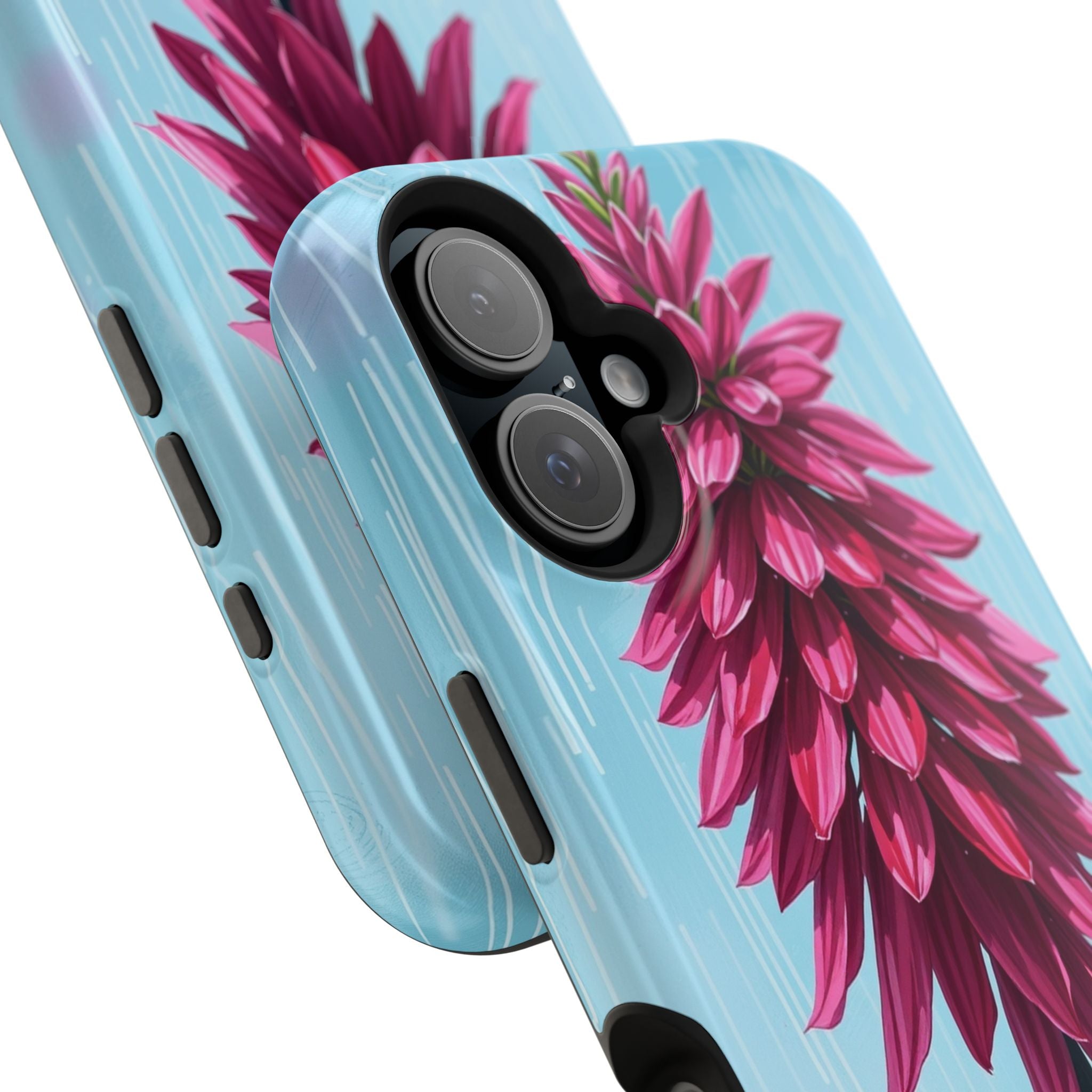 iPhone Cyan And Magenta Spring Shower Bloom Slim iPhone Everyday · iPhone Case