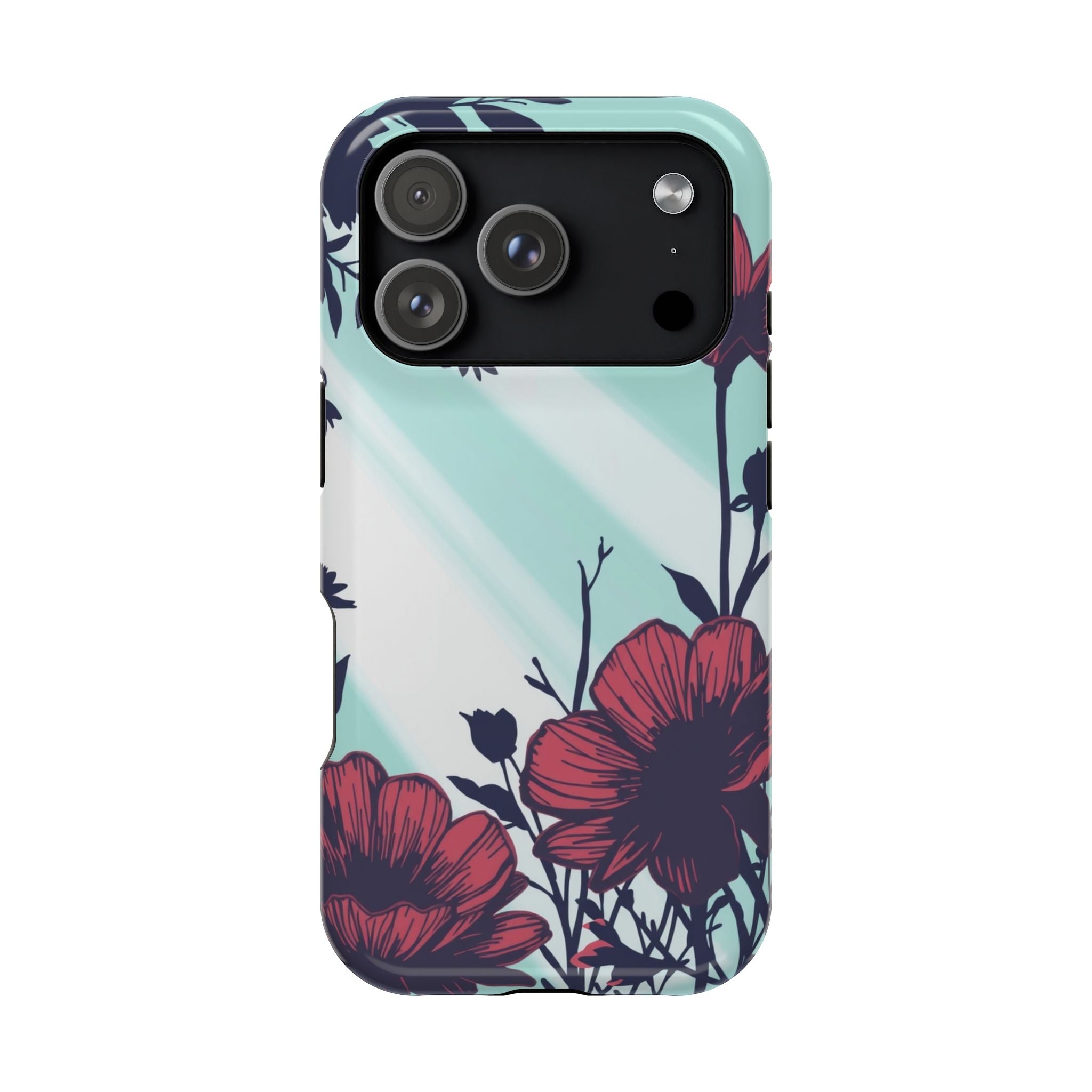 iPhone Floral Silhouette Cinematic Art Slim Everyday Designer Case · iPhone Case