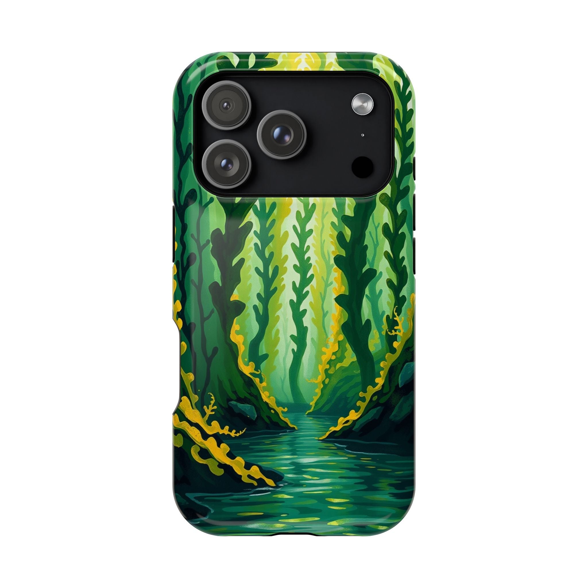 iPhone Kelp Forest Oil Painting Impressionist Slim iPhone Everyday · iPhone Case