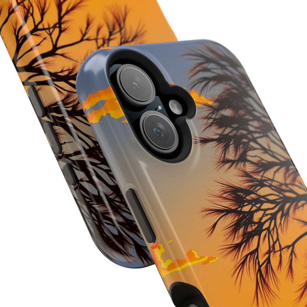 iPhone Sunset Amber And Peach Mesa Bold Modern Everyday Snap Case · iPhone Case
