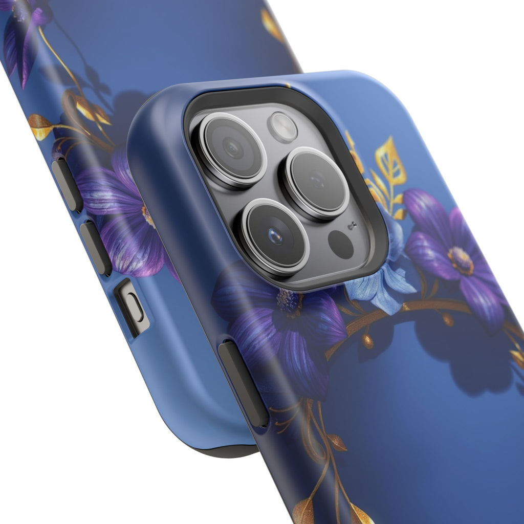 iPhone Vibrant Floral Crown Design 14 Slim Everyday Designer Case · iPhone Case