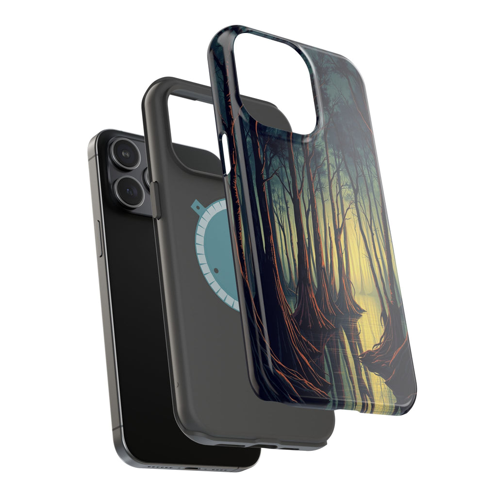 iPhone Cypress Swamp Cinematic Art Bold Modern Everyday Snap Case · iPhone Case
