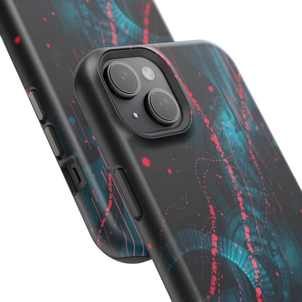 iPhone Digital Noise Cinematic Art Bold Modern Everyday Snap Case · iPhone Case
