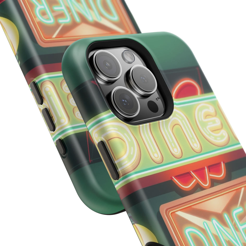 iPhone Neon Diner Sign Mystic Art Bold Modern Everyday Snap Case · iPhone Case