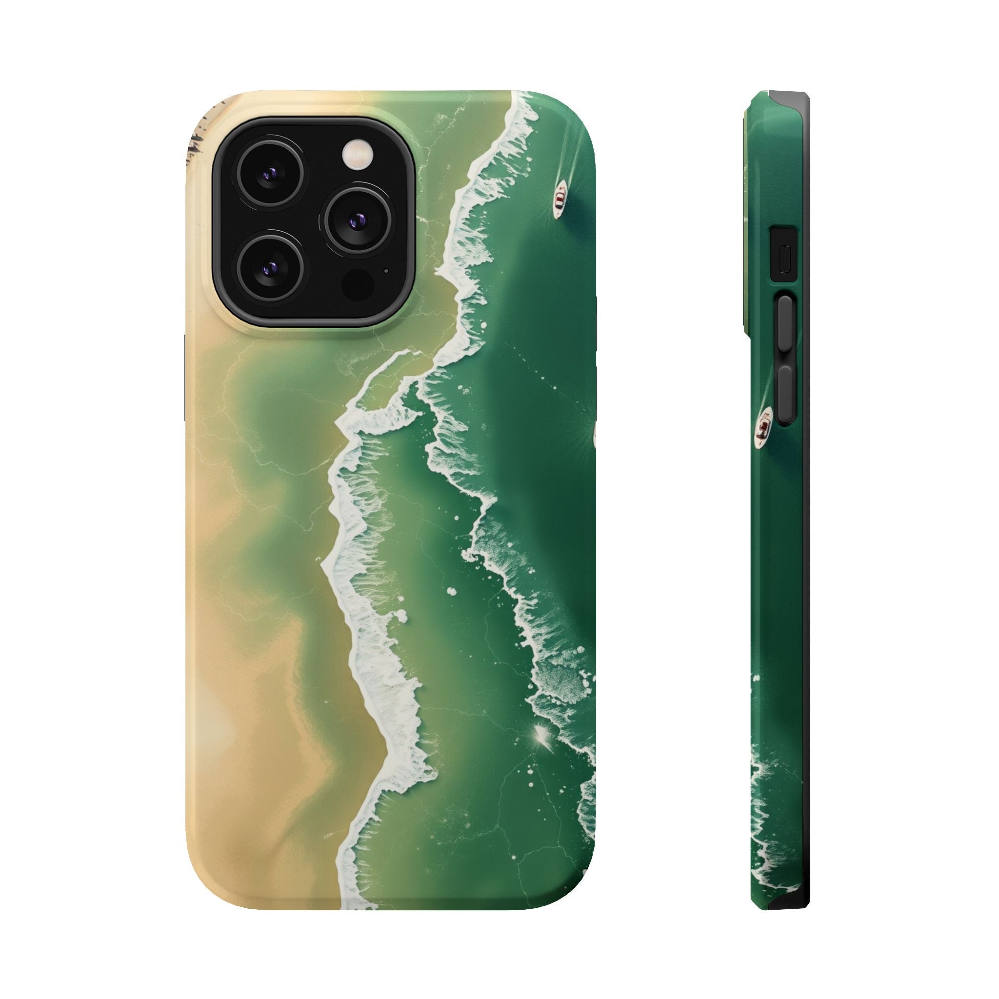 iPhone Shoreline Aerial Bold Art Bold Modern Everyday Snap Case · iPhone Case