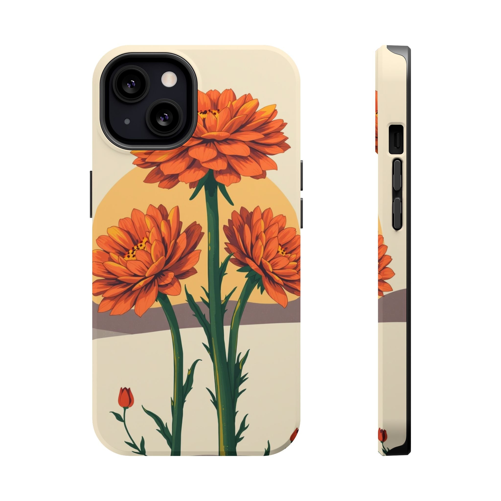 iPhone Ranunculus Stack Bold Art Bold Modern Everyday Snap Case · iPhone Case
